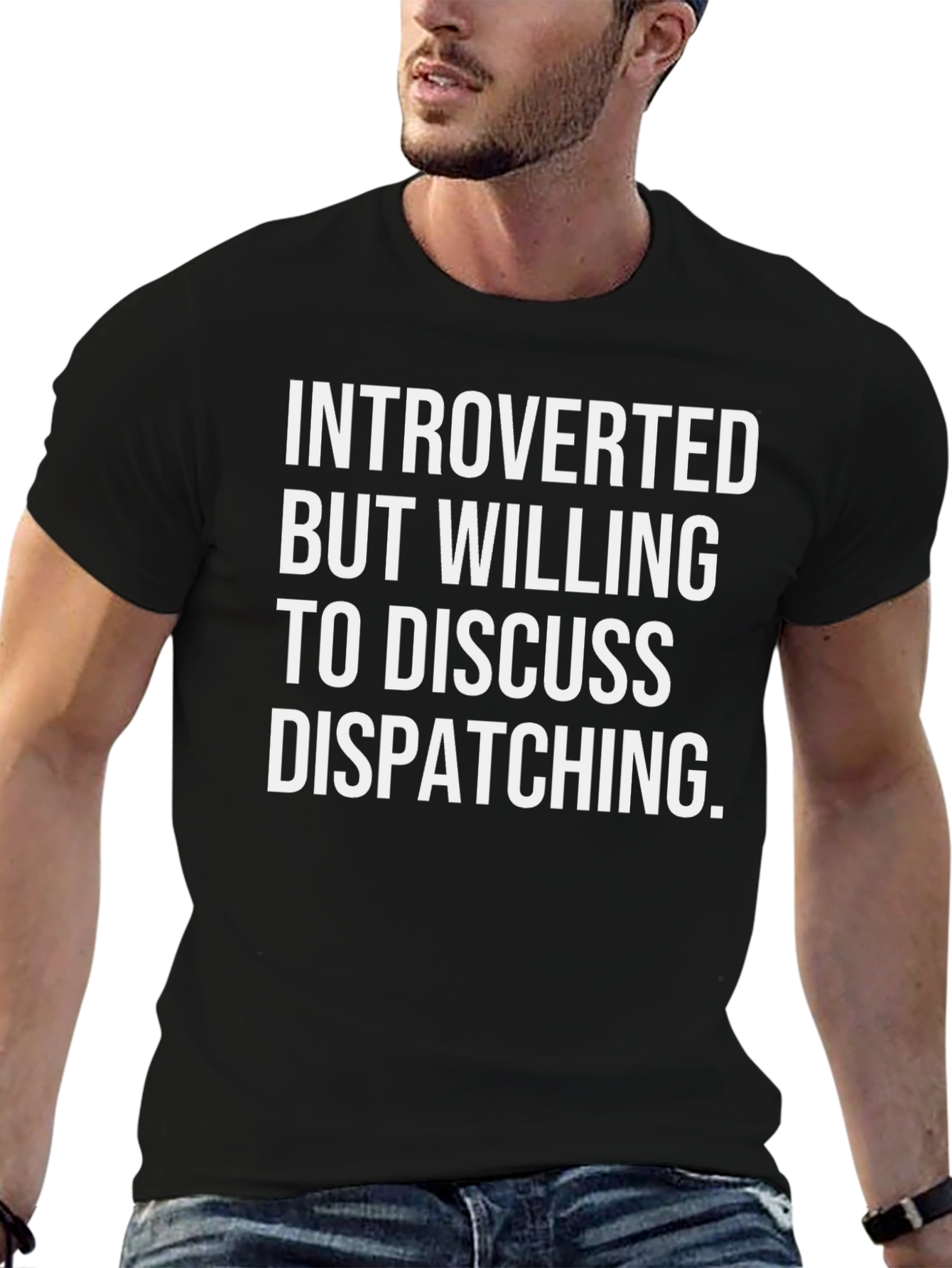 Introverted Dispatching T-Shirt - Funny Dispatcher Tee - 6
