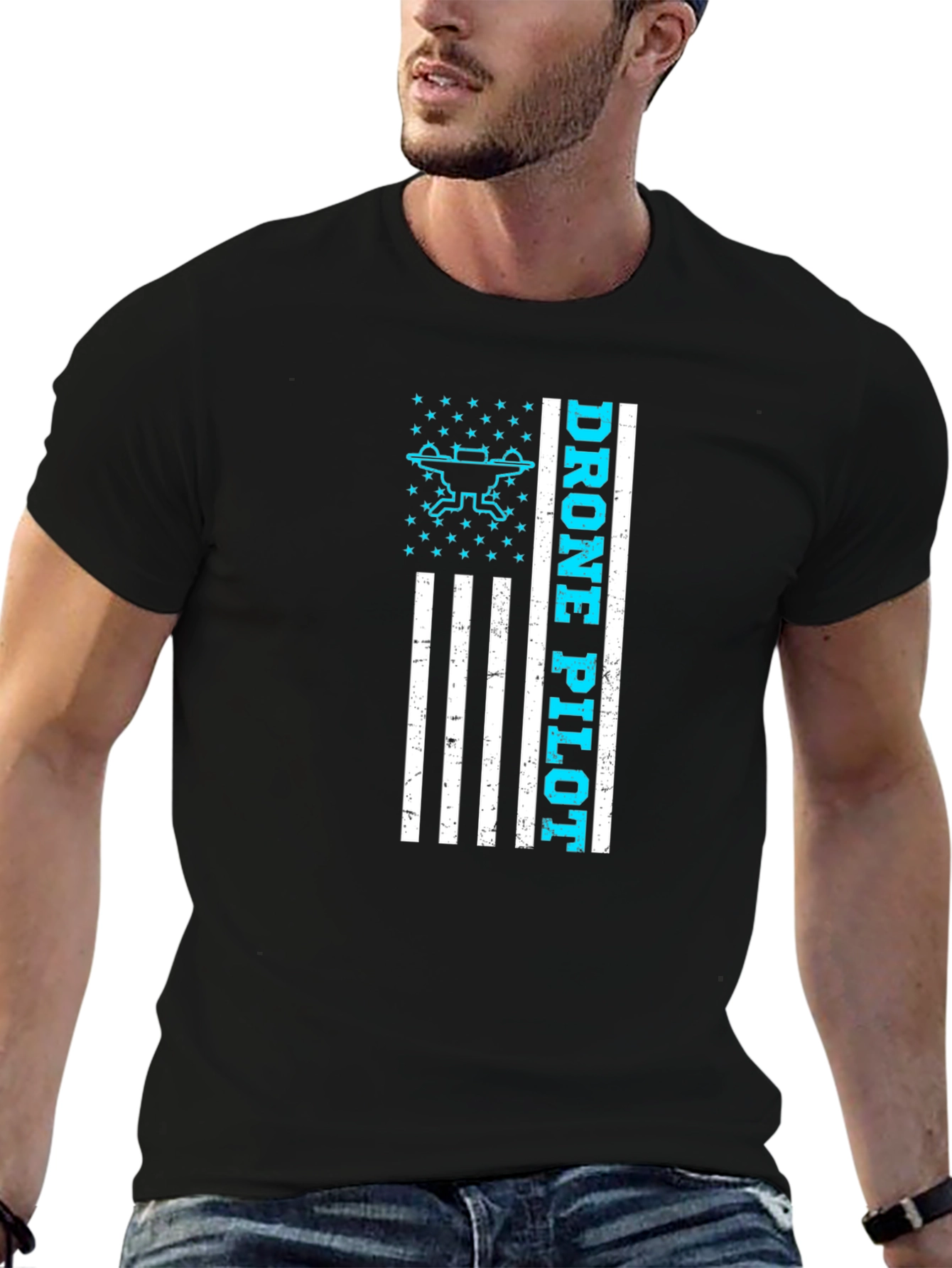 Drone Pilot T-Shirt - American Flag Design - 6