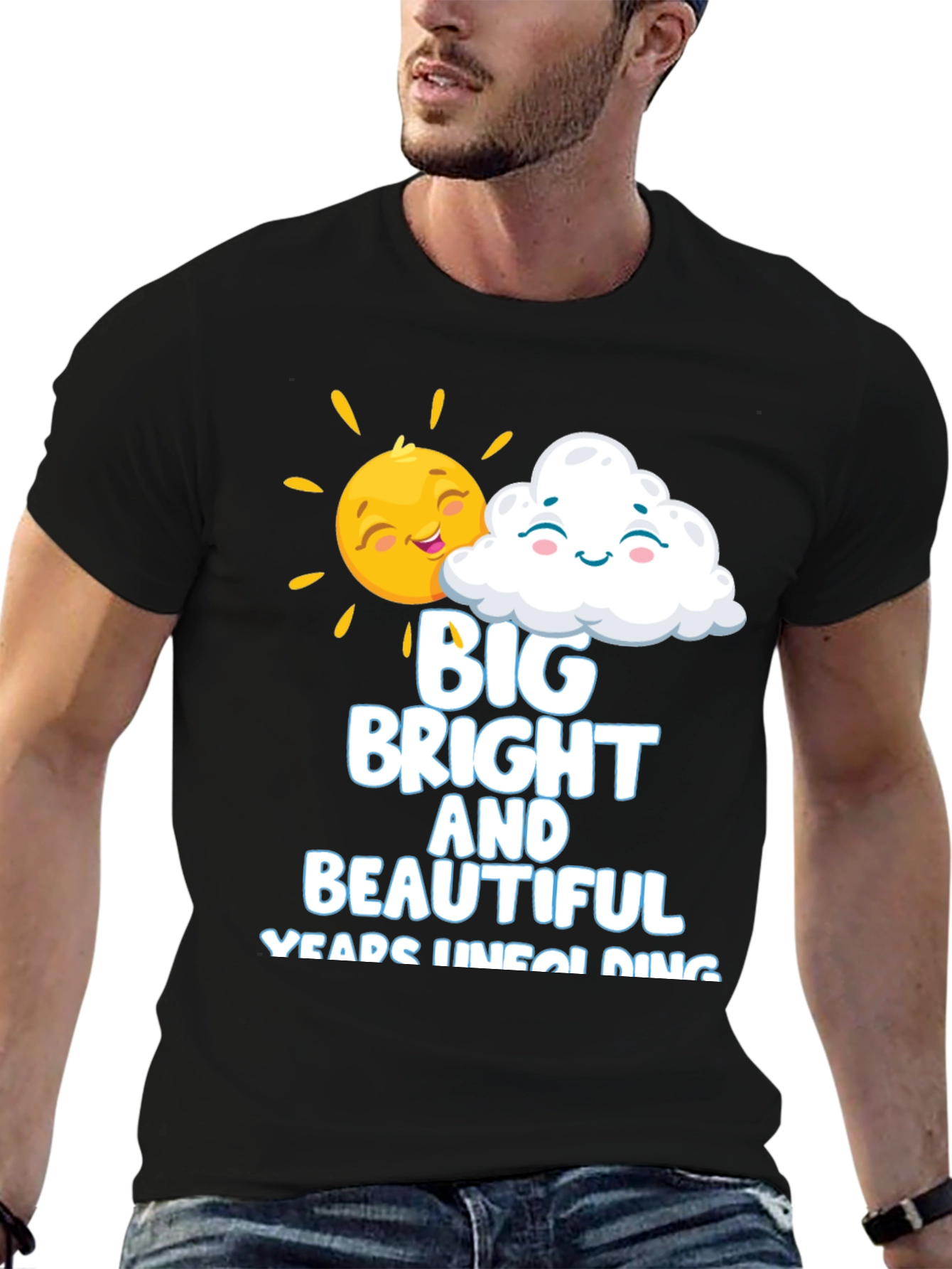 Black Big Bright & Beautiful Graphic T-Shirt view 6
