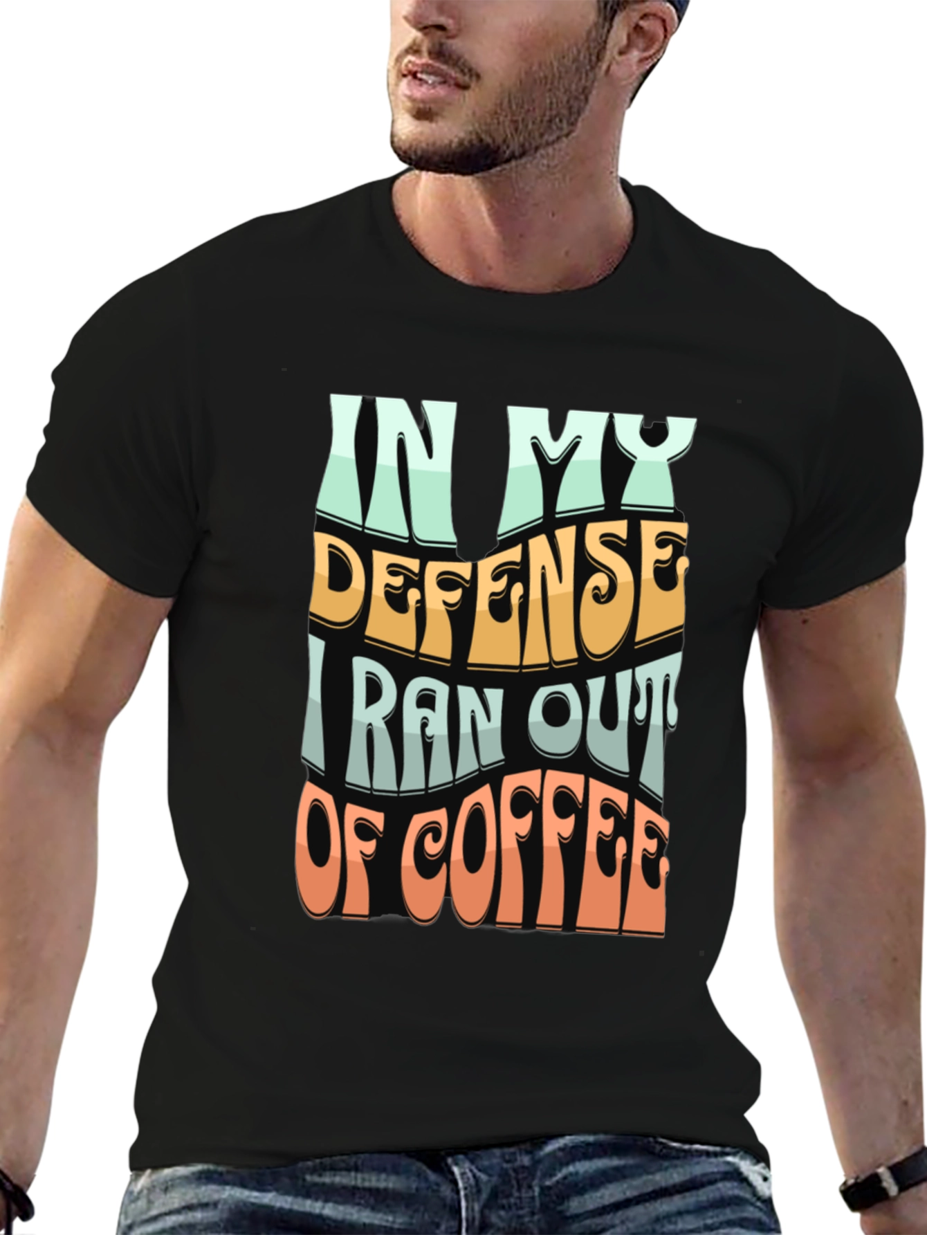 Black Coffee Lover's Tee: In My Defense view 6