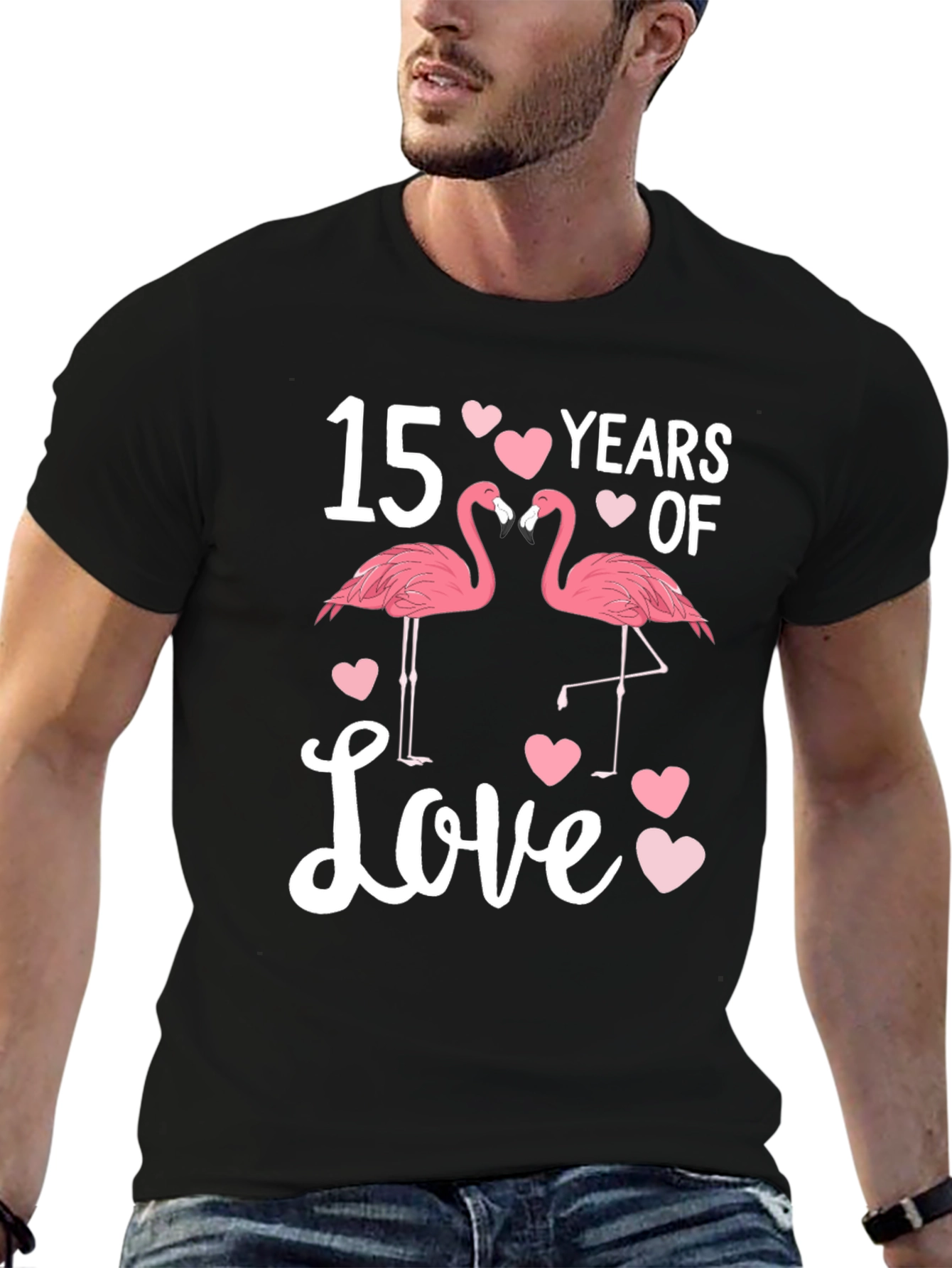 15 Years of Love Flamingo T-Shirt - 6