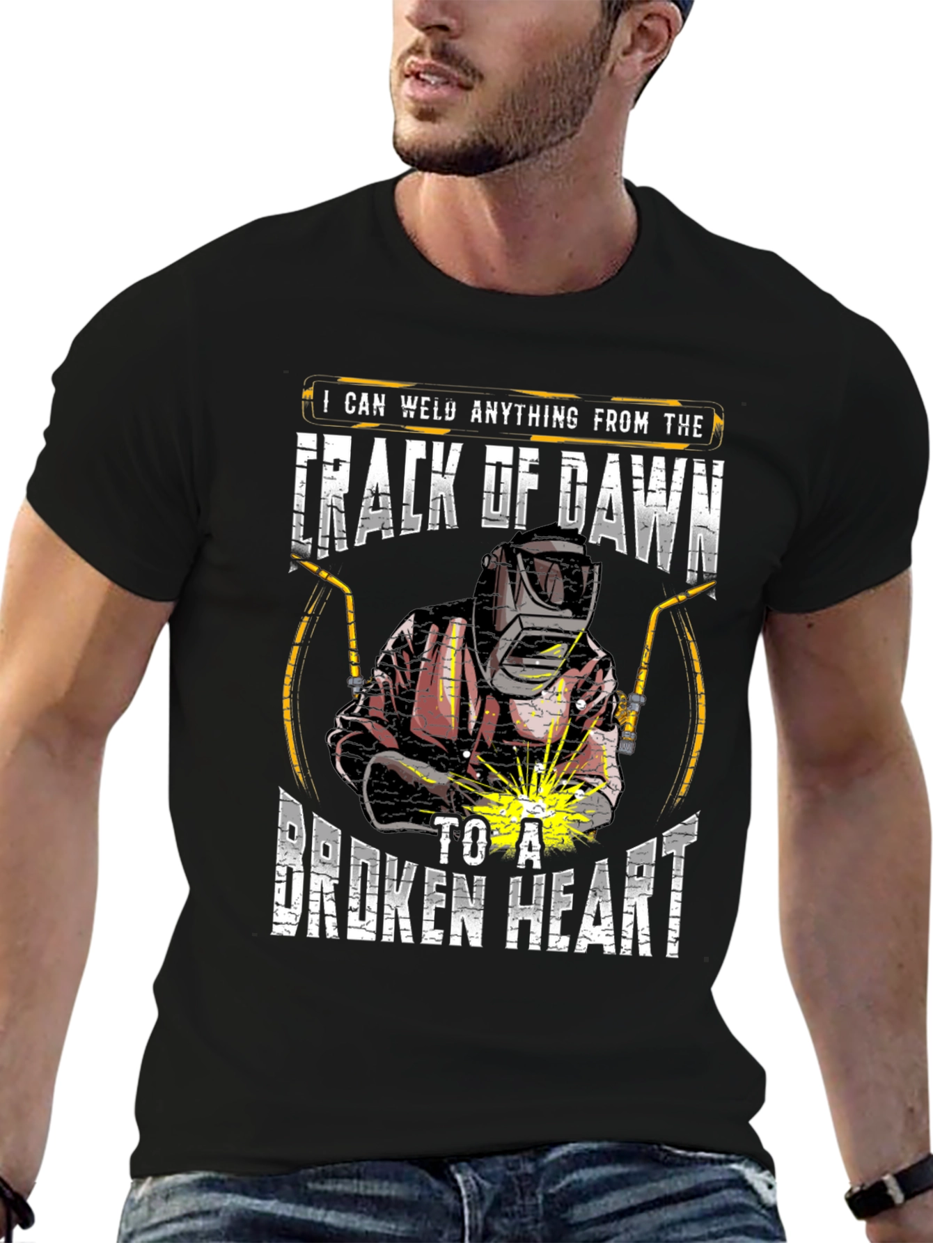 Black Welder T-Shirt: Crack of Dawn to Broken Heart view 6