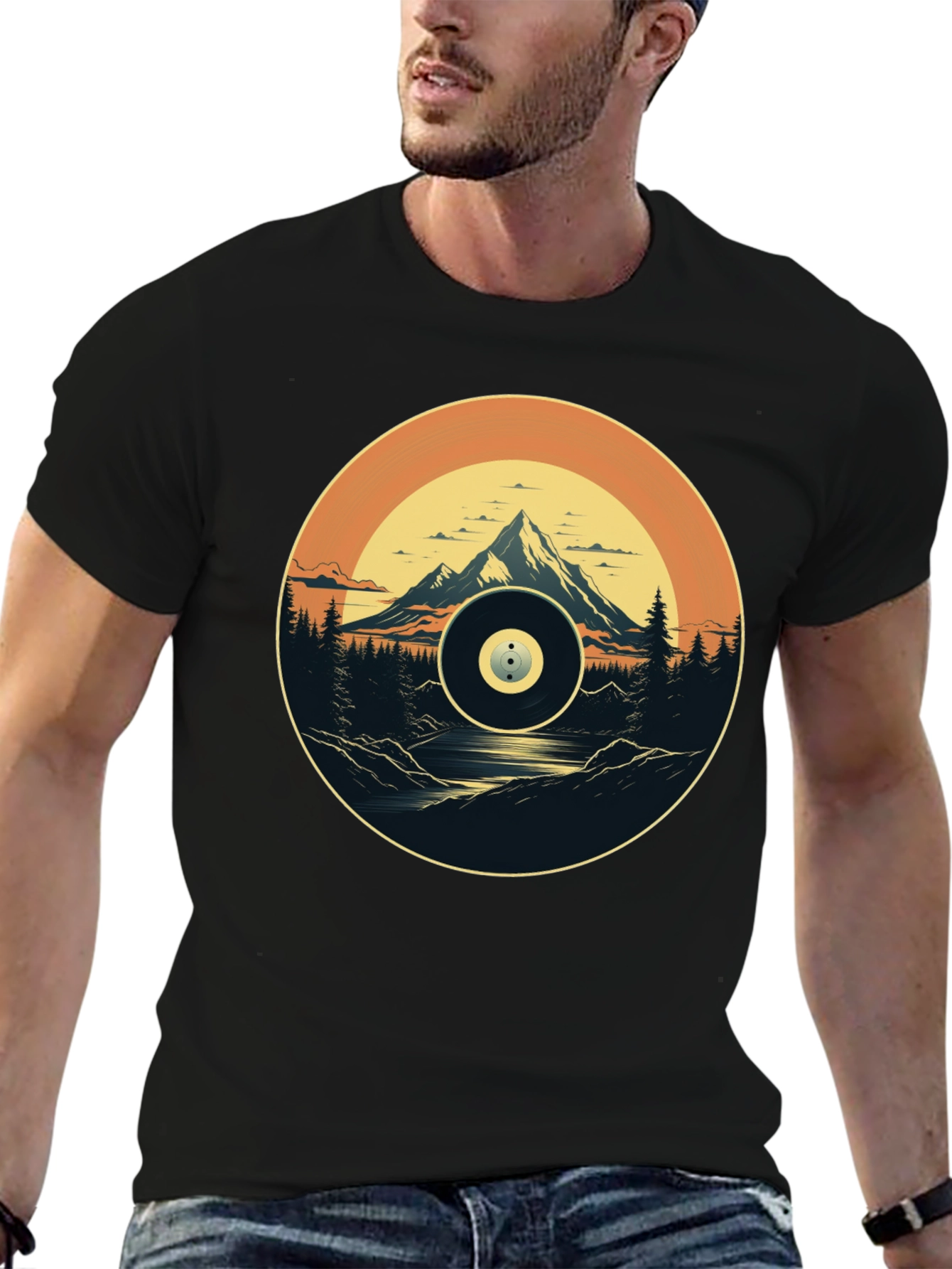 Black Mountain Vista Vinyl Graphic Tee view 6