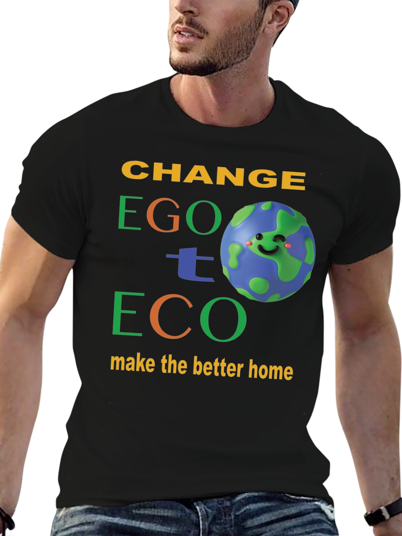 Change Ego to Eco Graphic T-Shirt - 6