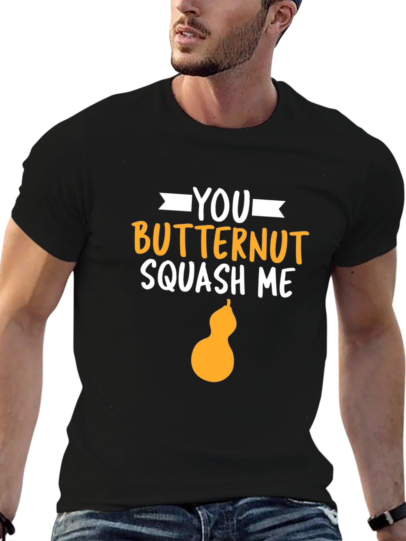 Black Butternut Squash Me T-Shirt view 6