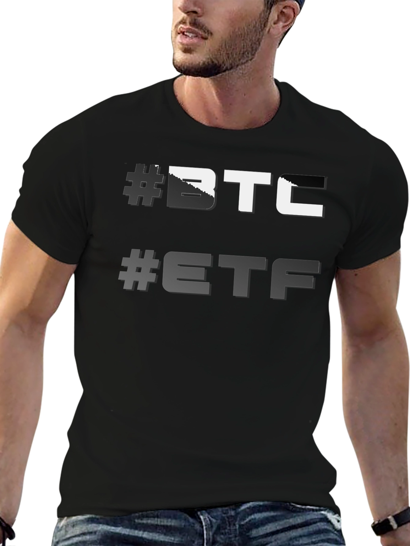 Black Crypto Investor T-Shirt - #BTC #ETF view 6