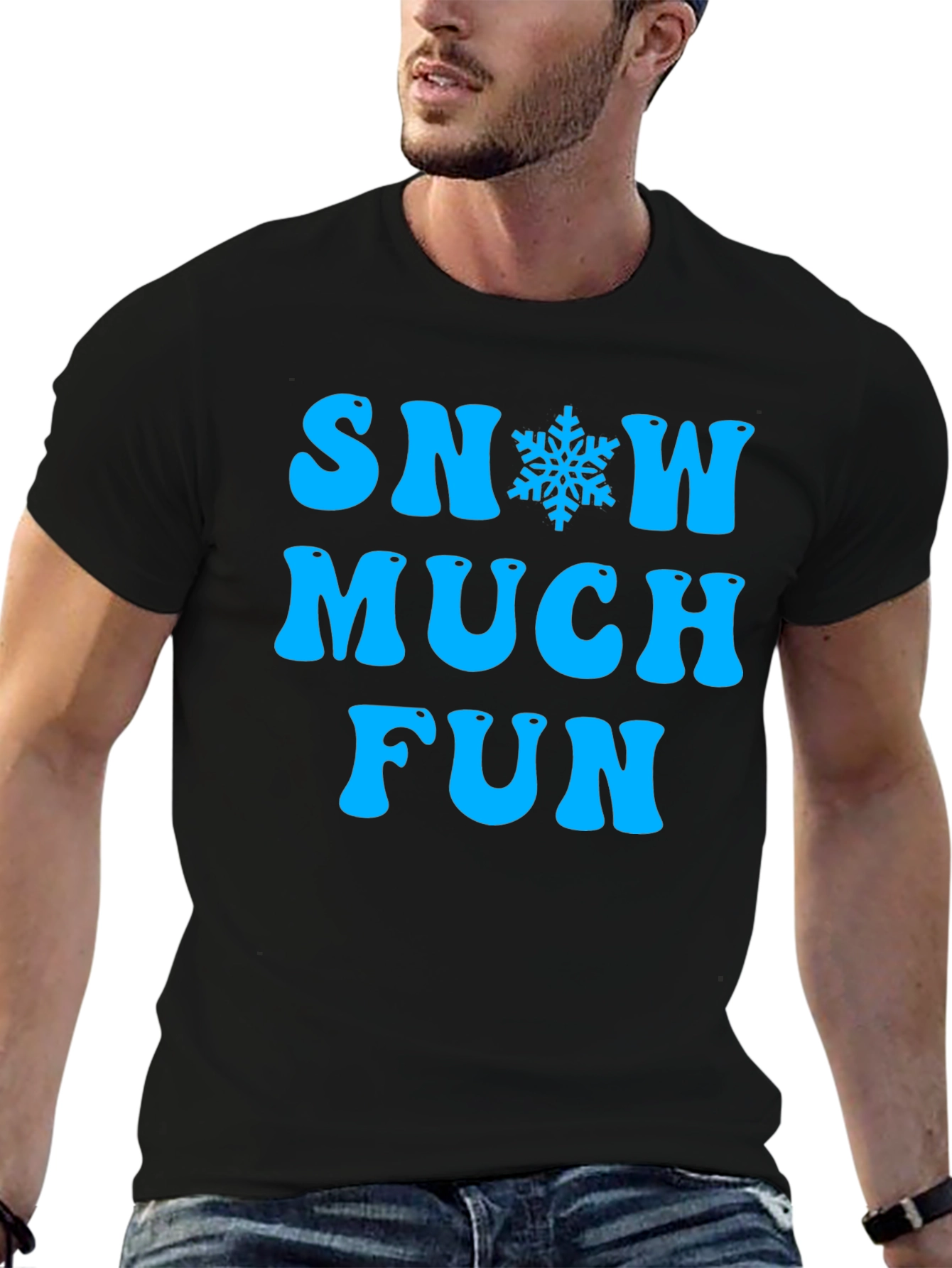 Black Snow Much Fun Graphic Tee view 6