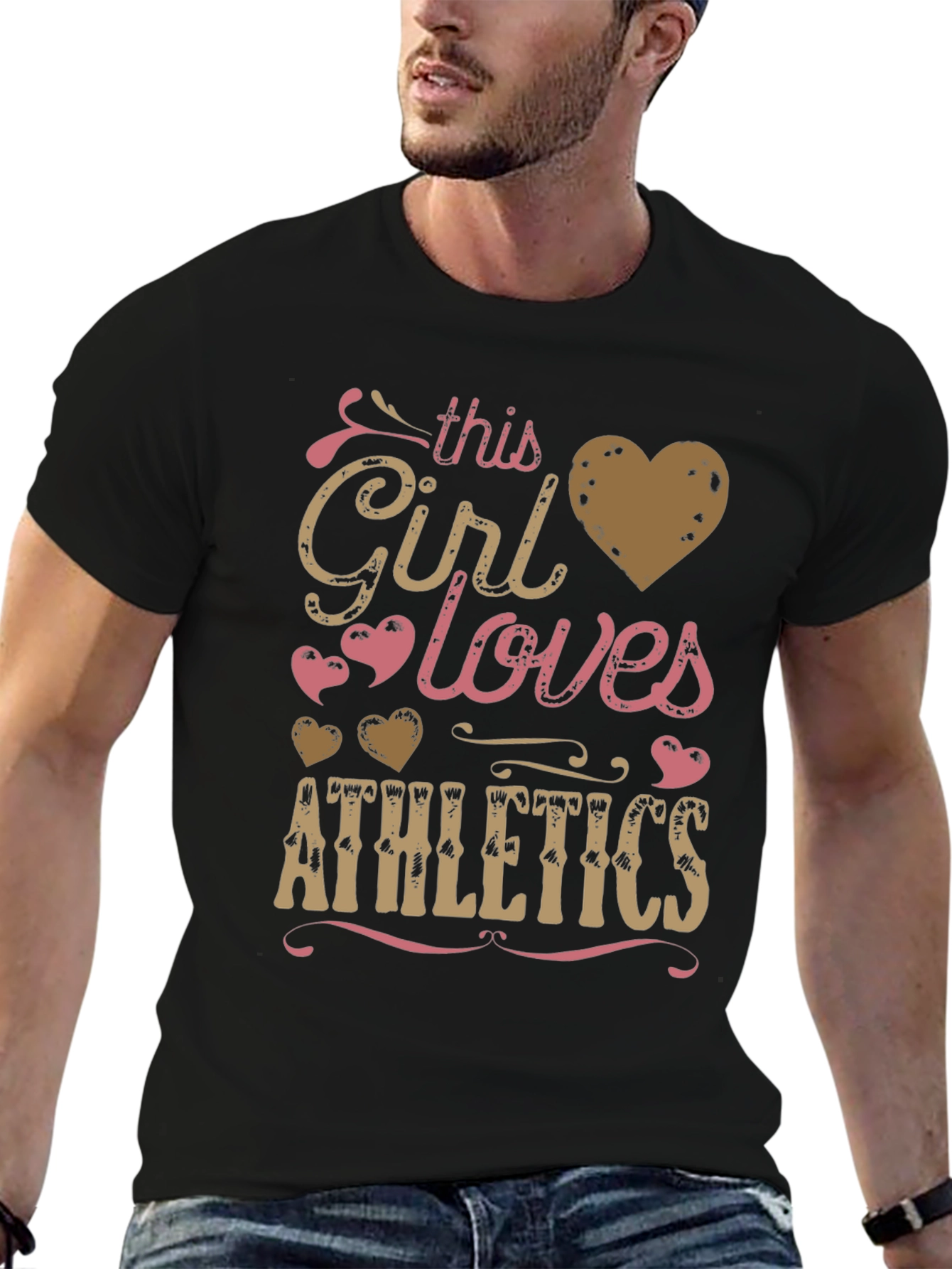 Black Athletics Girl's Love Graphic Tee view 6