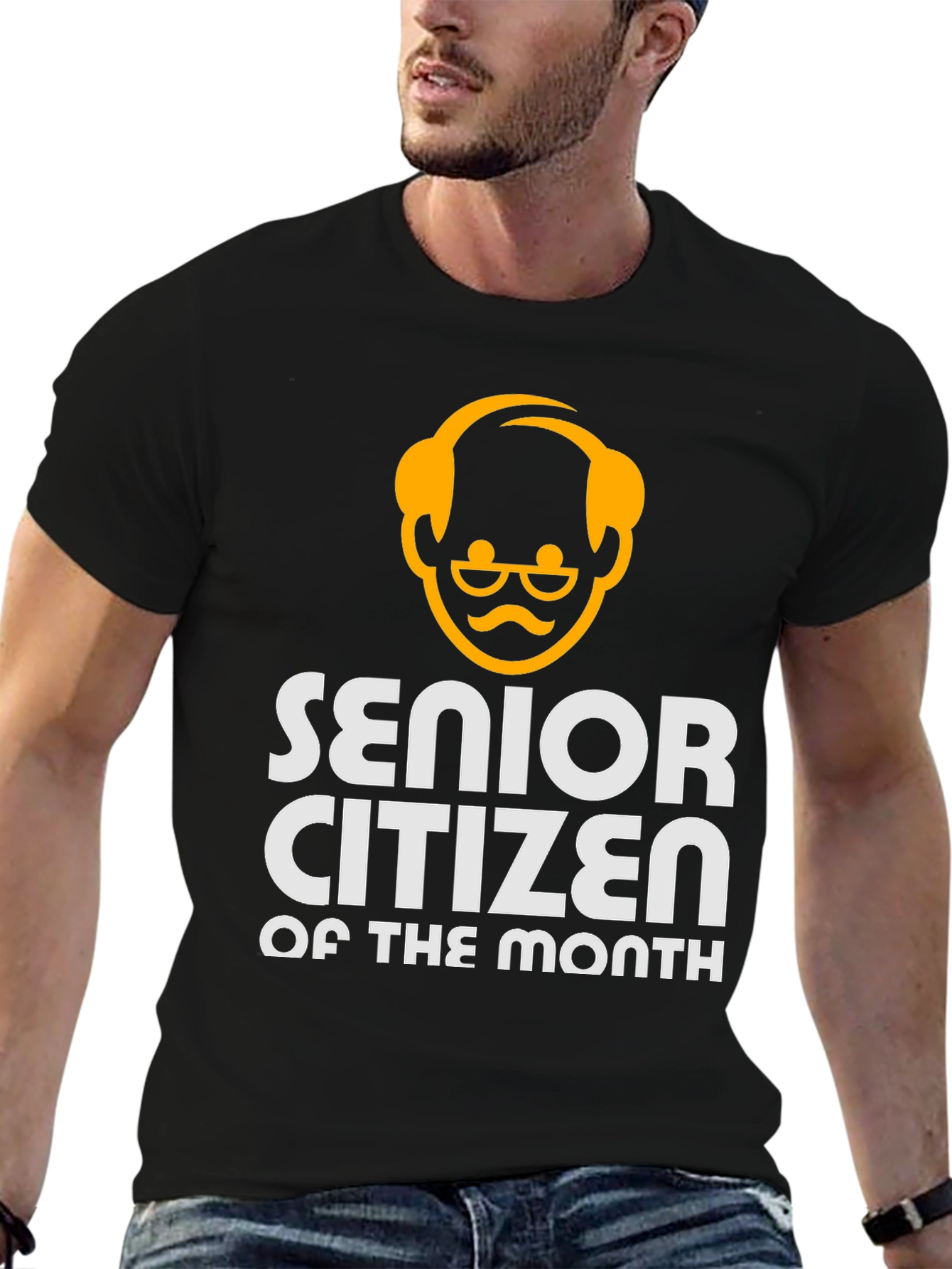 Black Senior Citizen of the Month Graphic Tee view 6