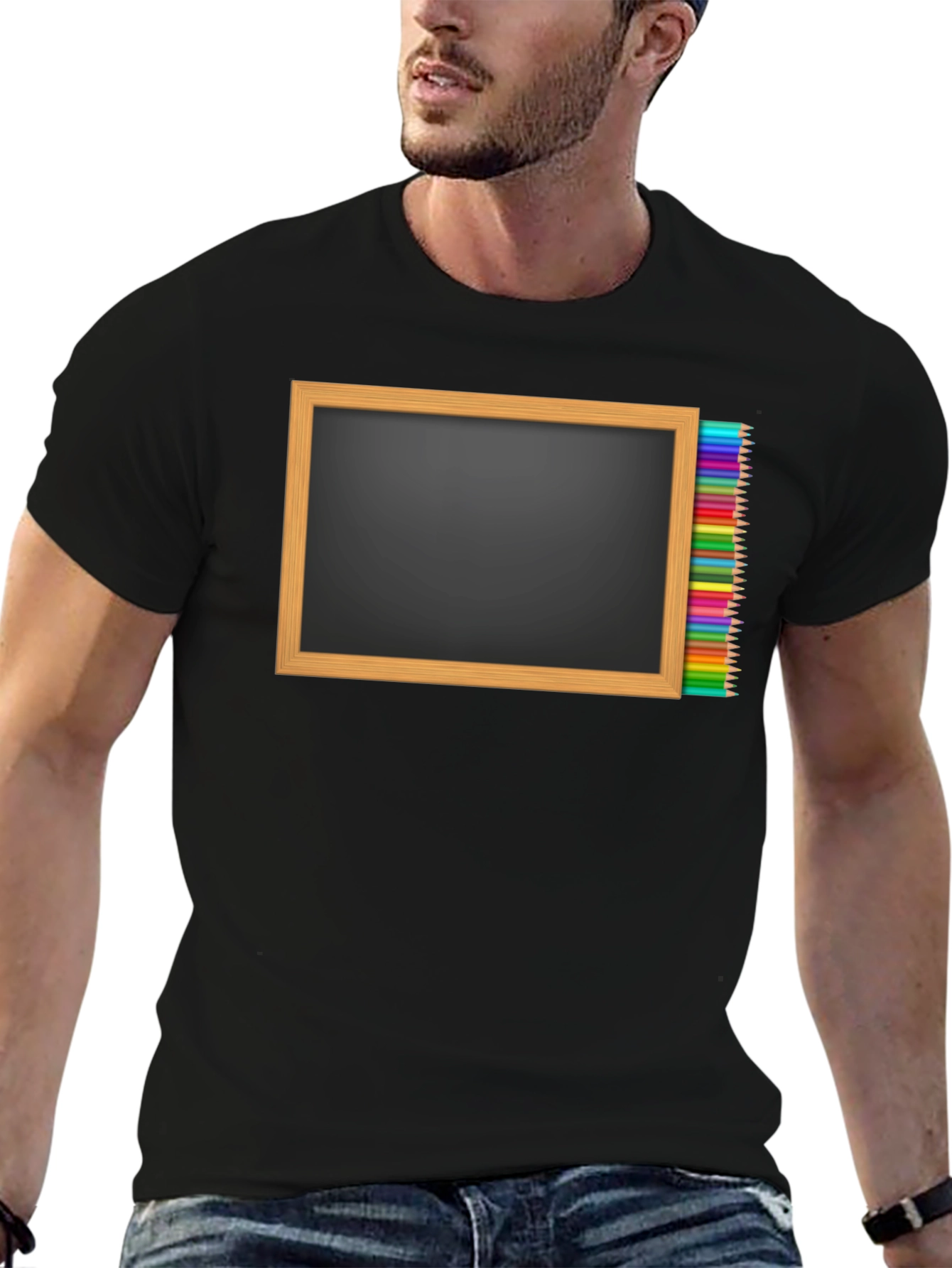 Blackboard & Pencils Graphic Tee - 6