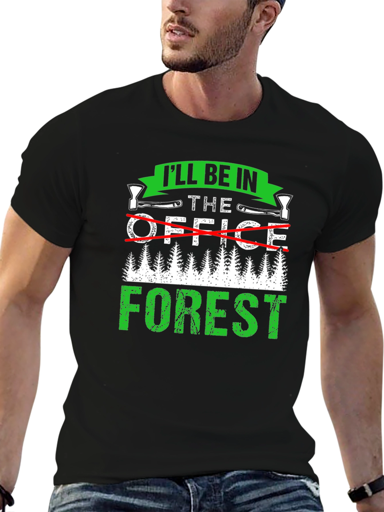 Black Forest Office Humor T-Shirt view 6
