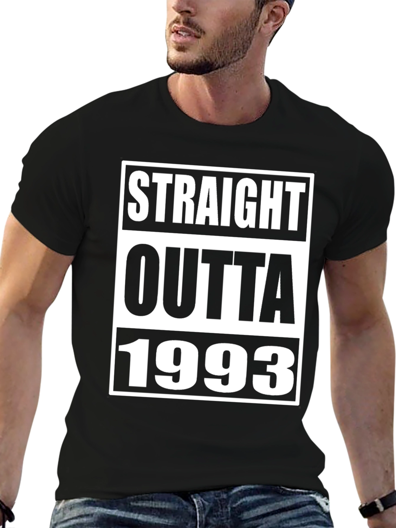 Black Straight Outta 1993 Graphic Tee view 6