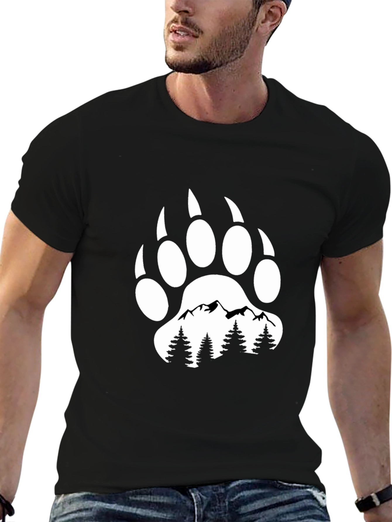 Black Bear Paw Mountain Graphic Tee view 6