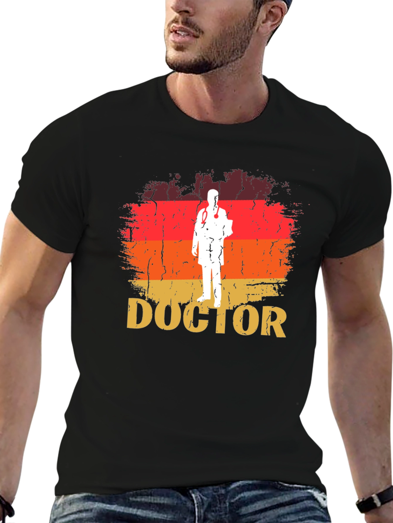 Retro Doctor T-Shirt - Vintage Style Tee - 6