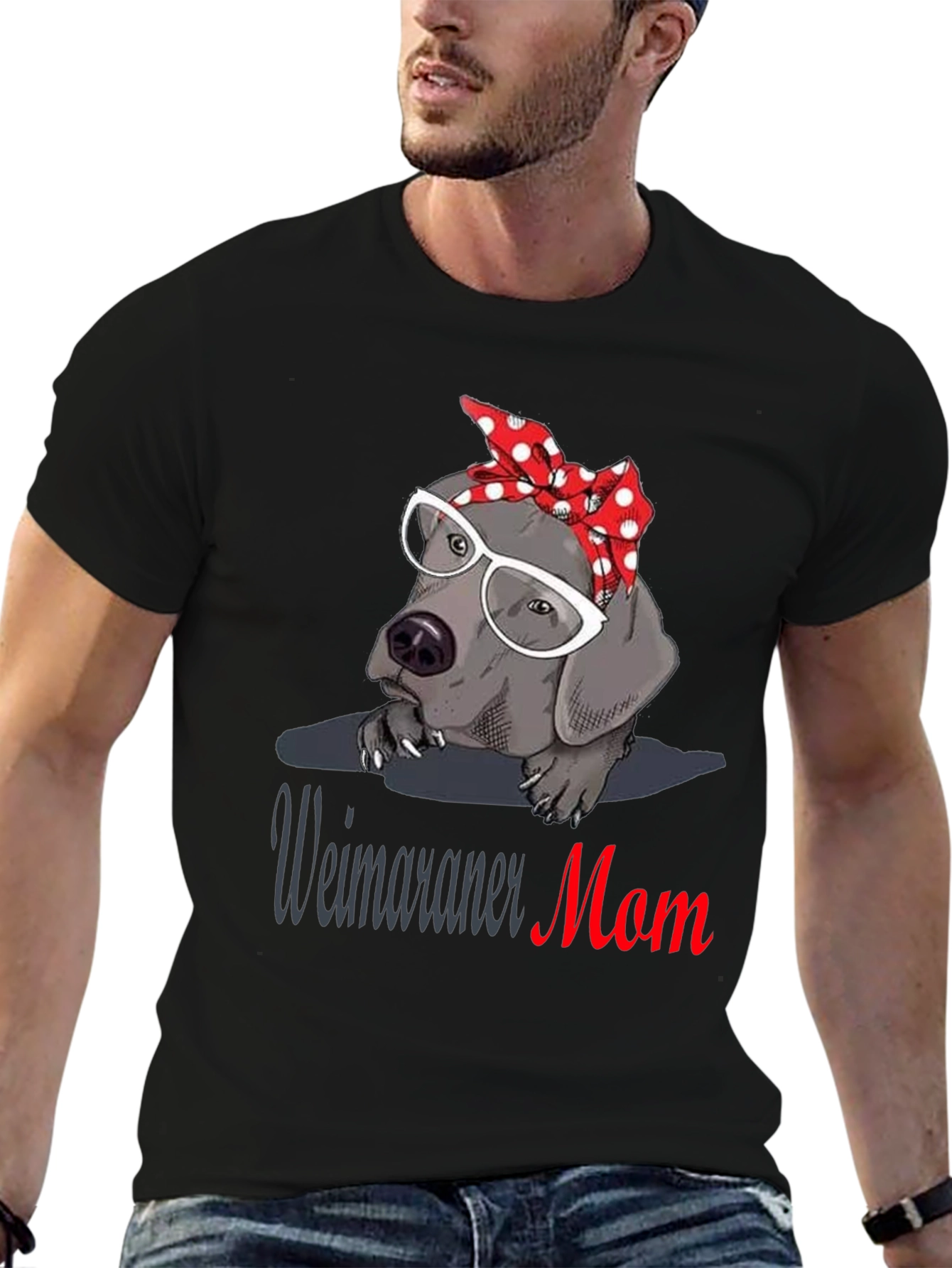 Weimaraner Mom T-Shirt - 6