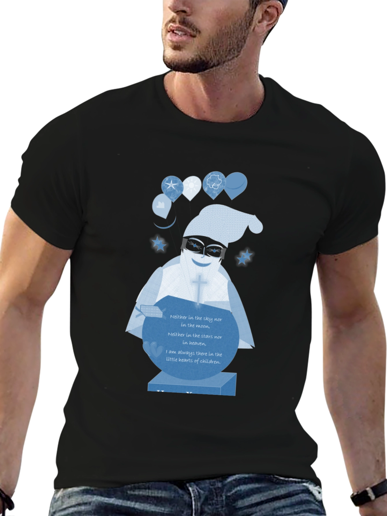 Black Celestial Dream T-Shirt view 6