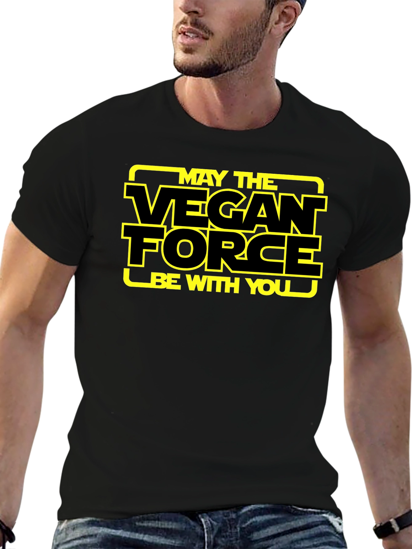 Vegan Force T-Shirt - May the Vegan Force Be With You  - 6