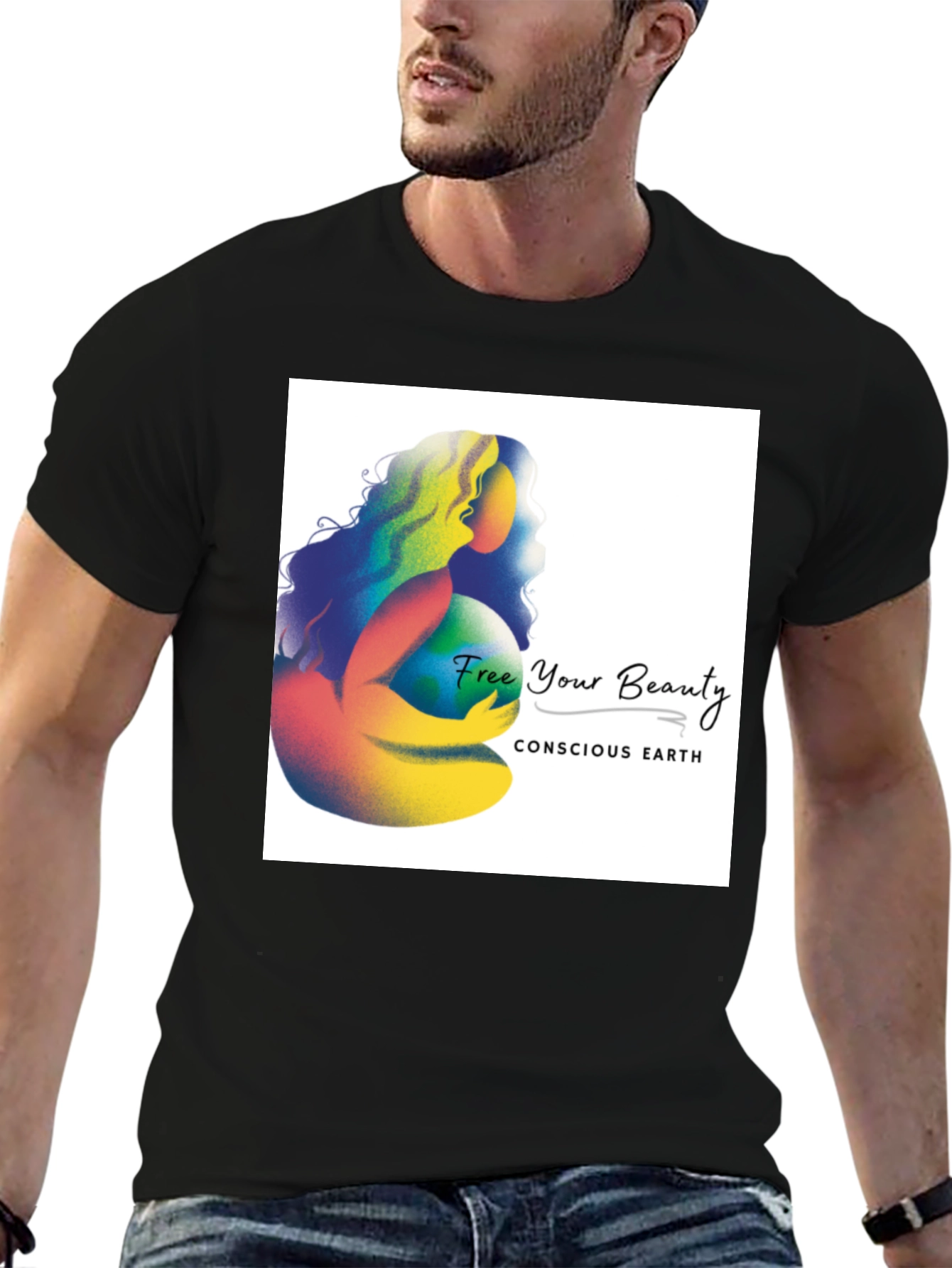 Conscious Earth Graphic Tee - Free Your Beauty - 6