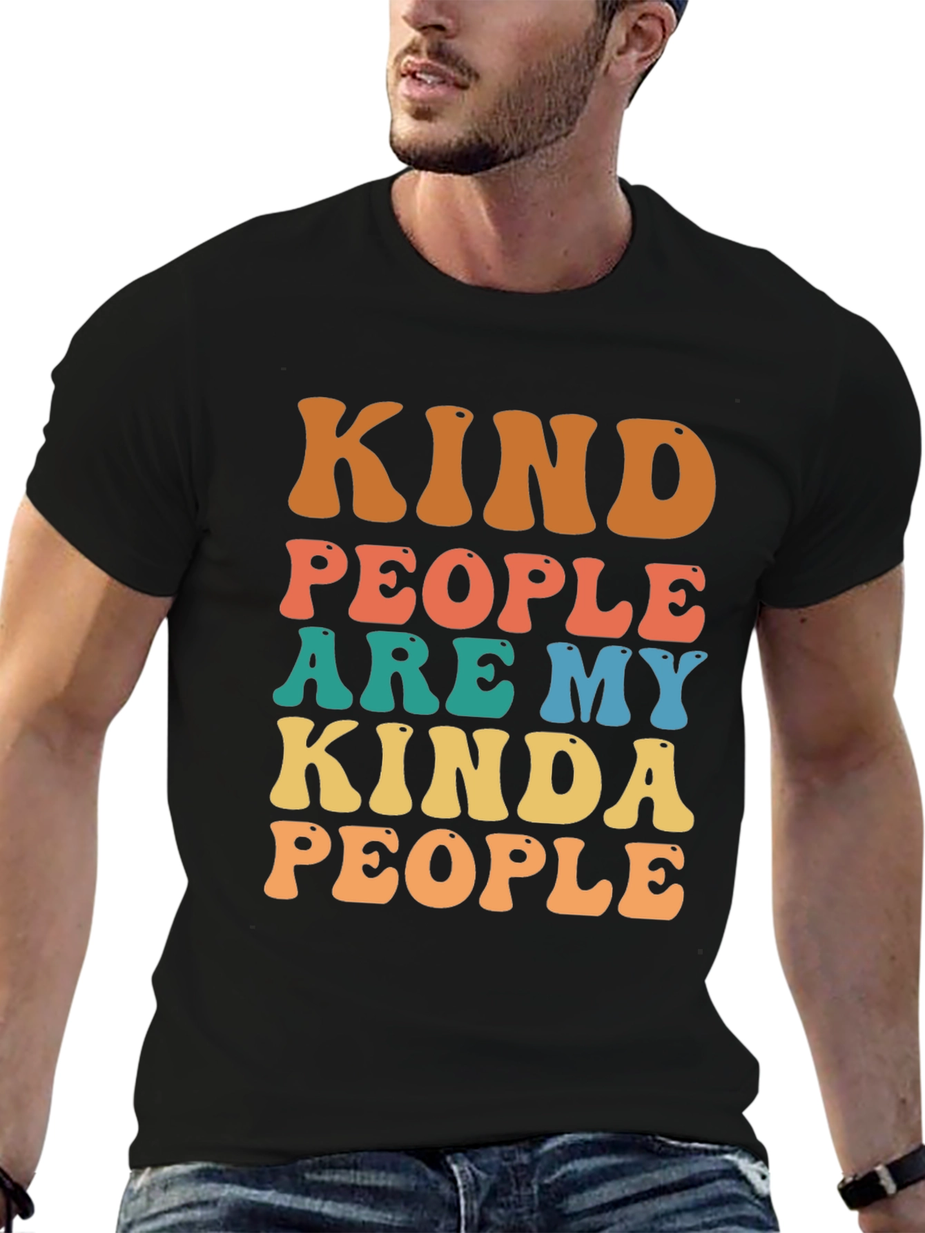 Kind People Graphic T-Shirt - Retro Design - 6