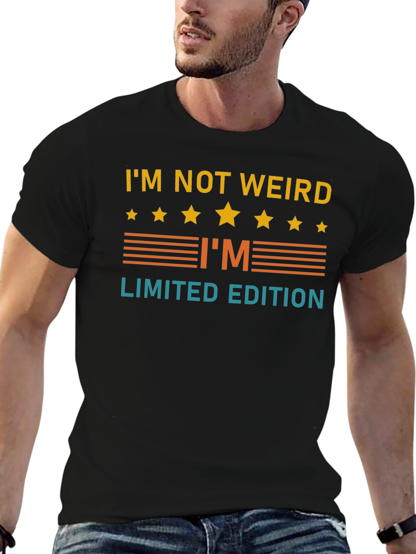 Black I'm Not Weird, I'm Limited Edition T-Shirt view 6