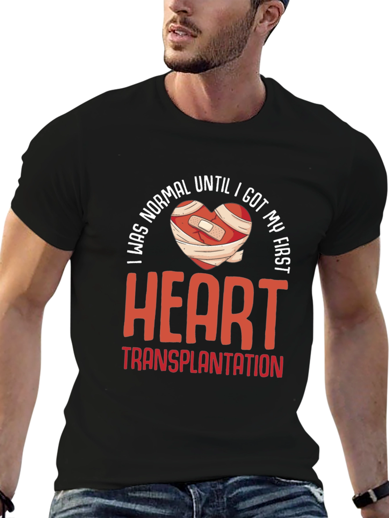 Heart Transplantation Graphic T-Shirt - 6