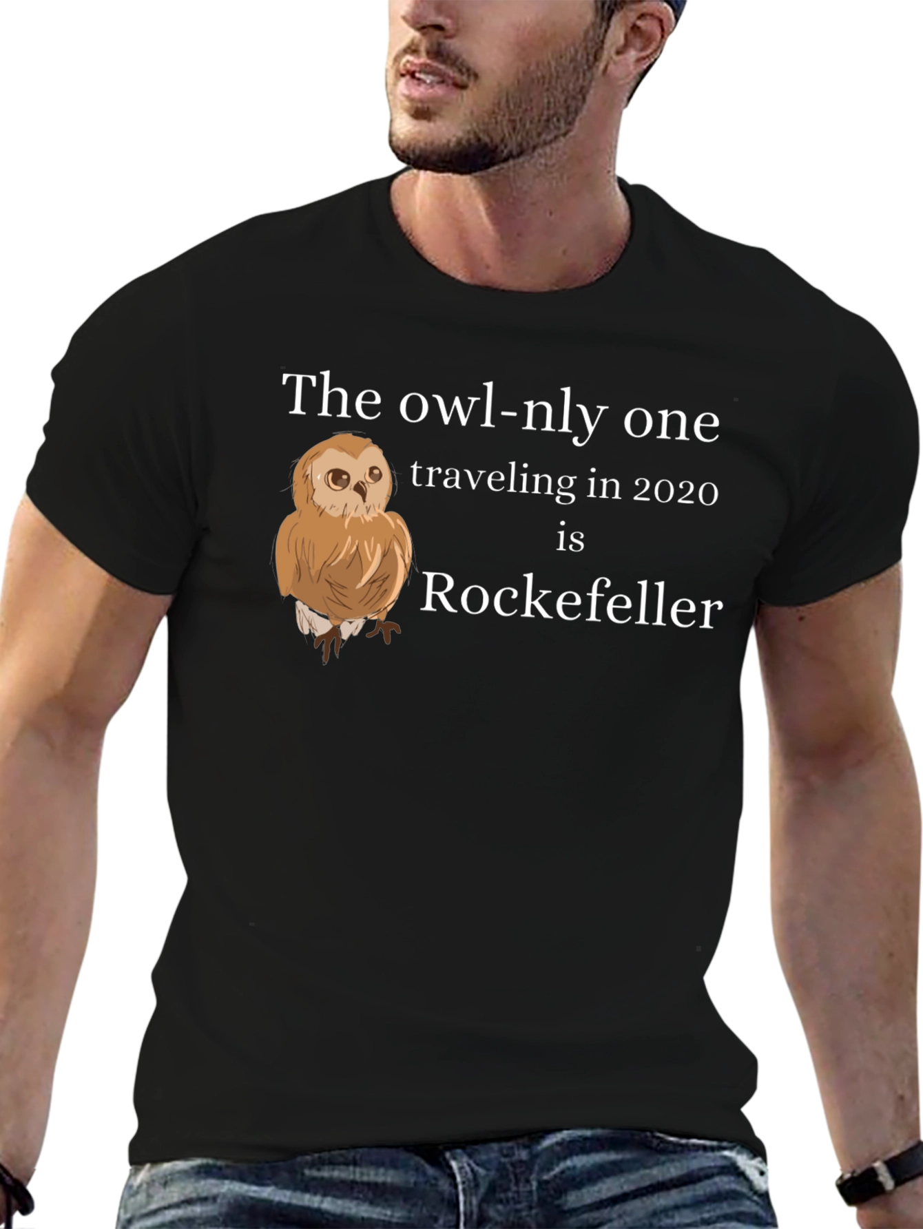 Black Owl-nly One Rockefeller T-Shirt view 6