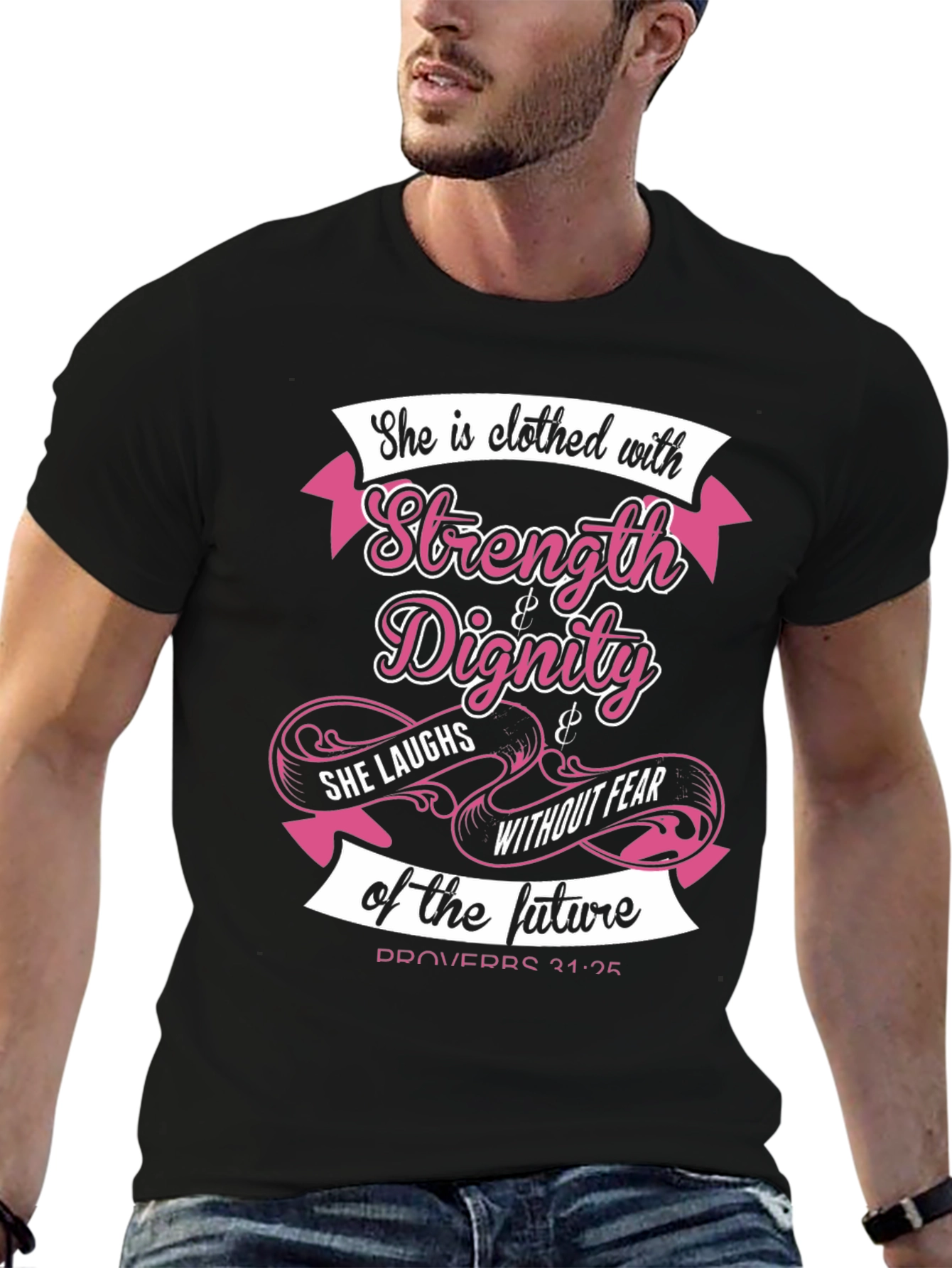 Strength & Dignity Graphic T-Shirt - 6