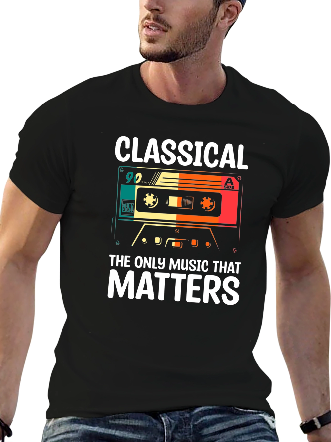 Black Classical Music Matters Graphic Tee view 6