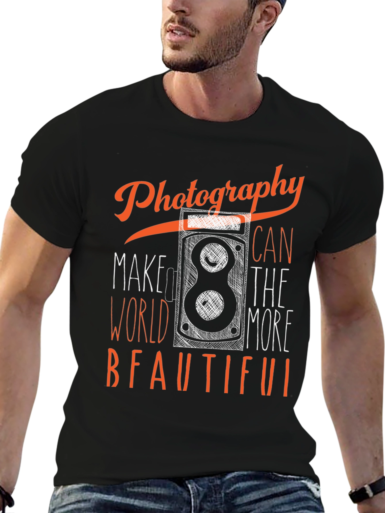 Black Photography Makes The World More Beautiful T-Shirt view 6