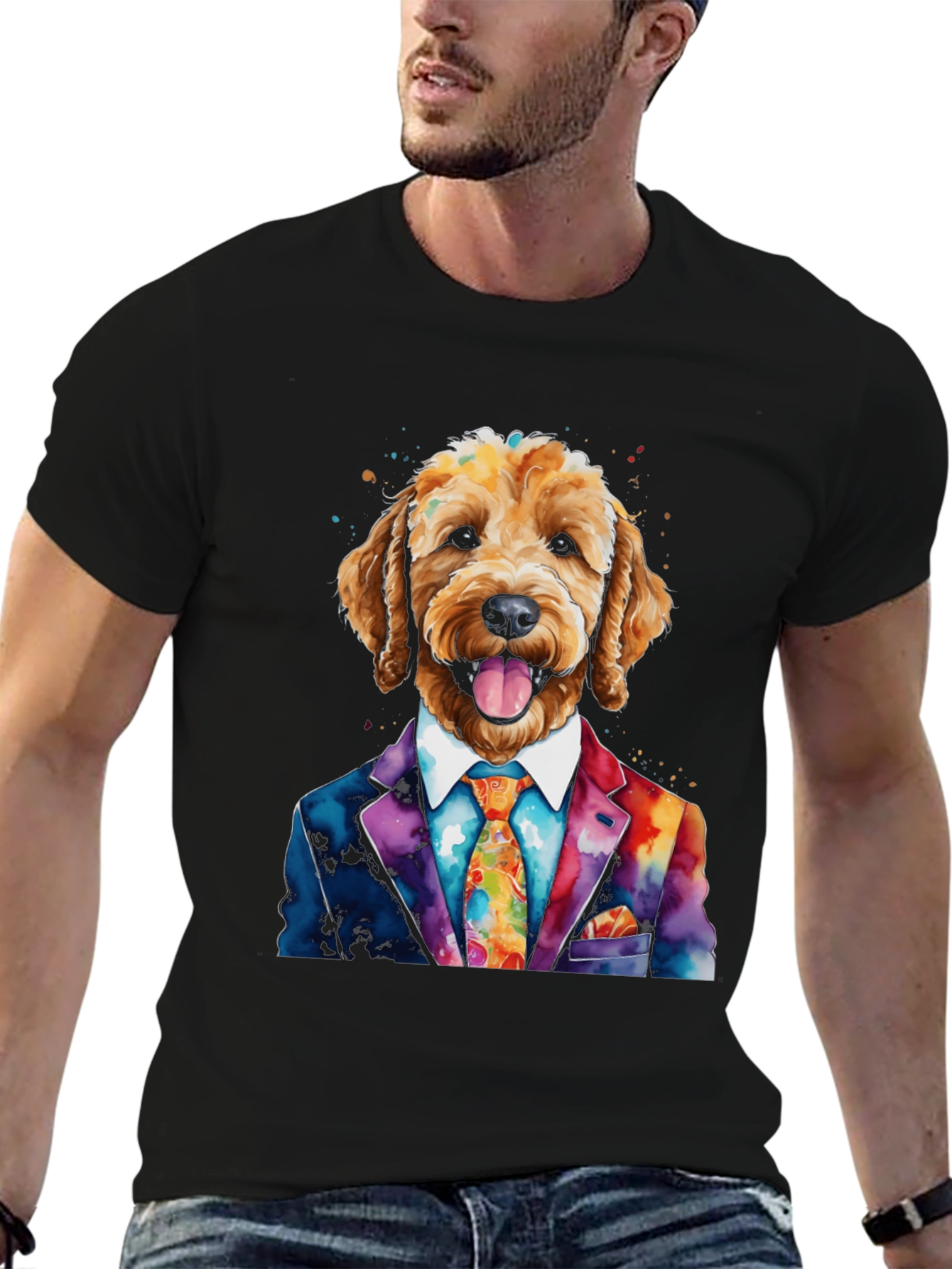 Dapper Doodle Dog T-Shirt - 6
