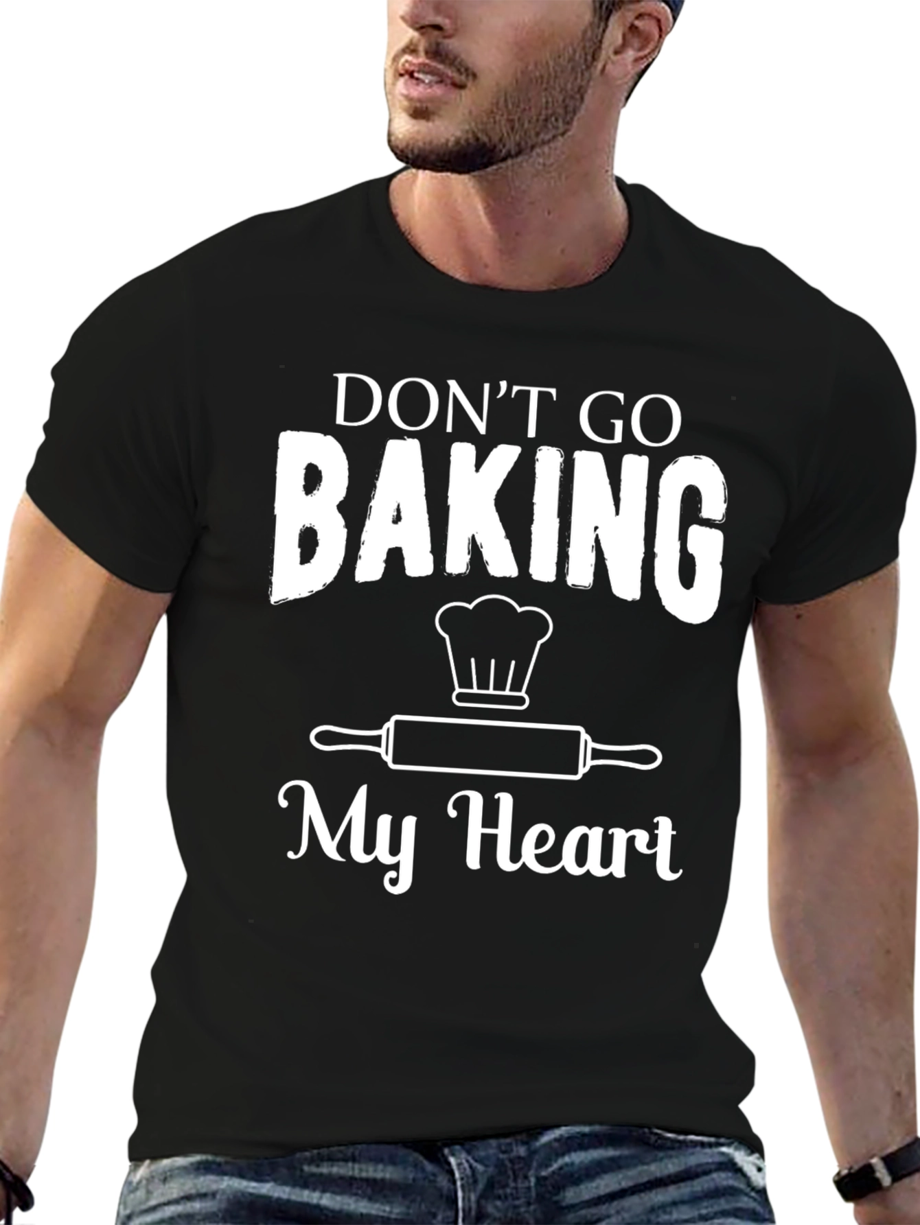Black Don't Go Baking My Heart Graphic Tee view 6