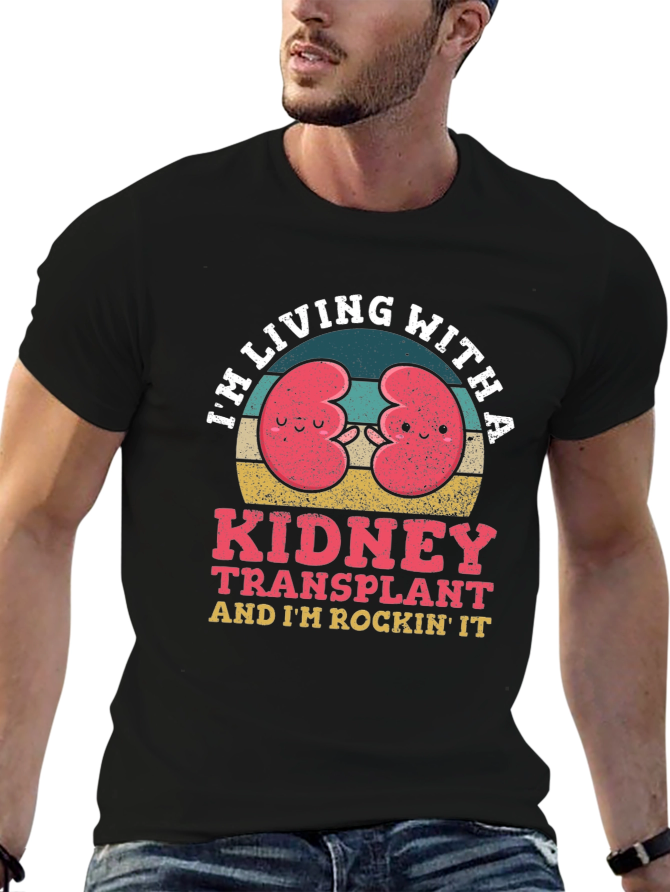 Black Kidney Transplant Recipient T-Shirt view 6