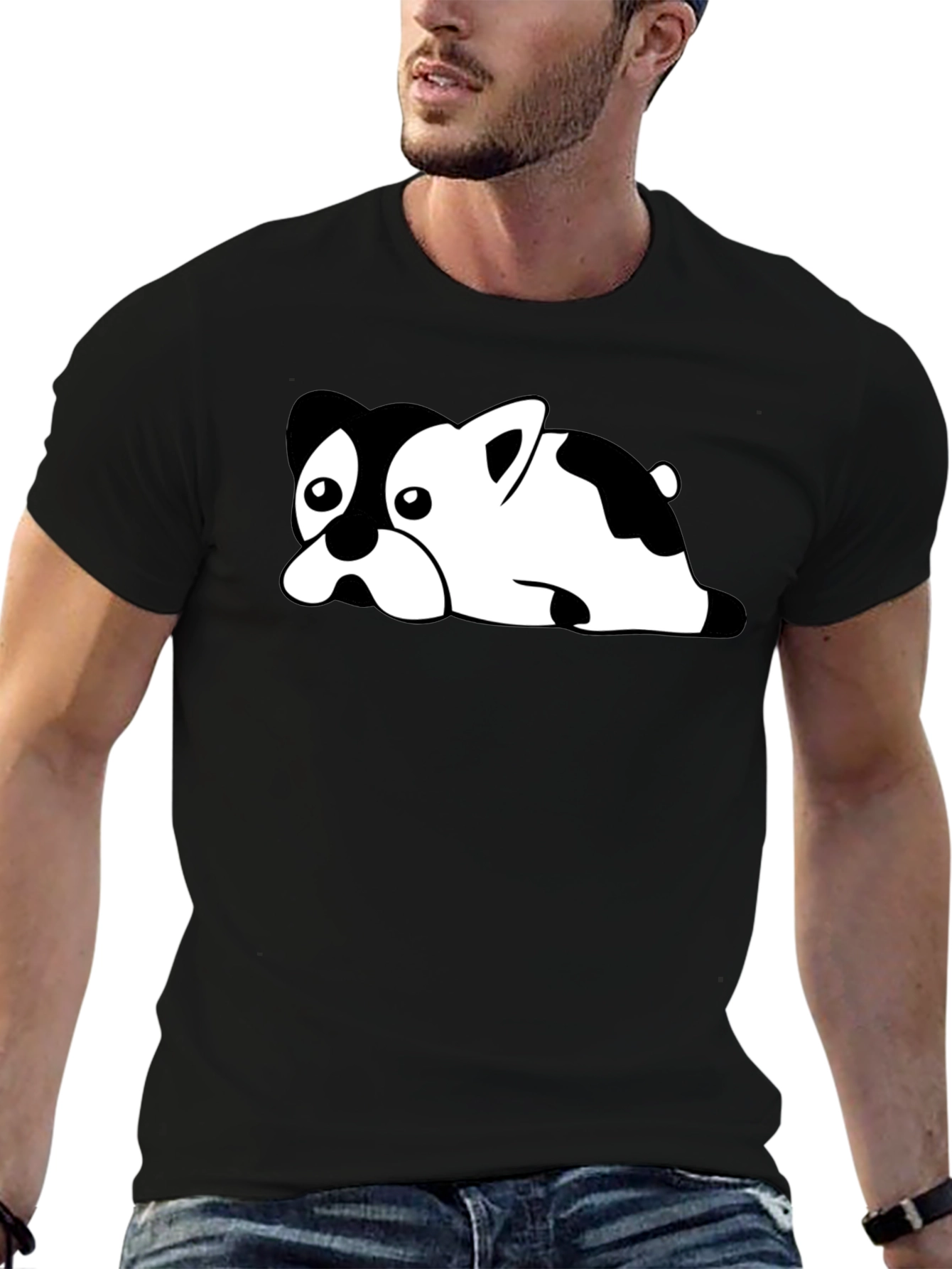 Black Dog Graphic Tee - Black view 6