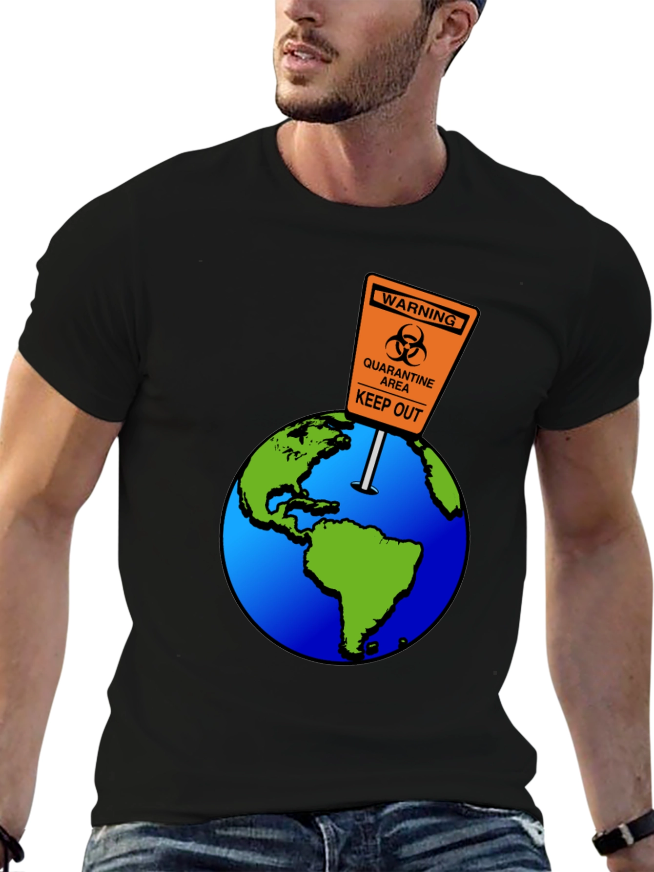 Quarantine Earth Graphic T-Shirt - 6
