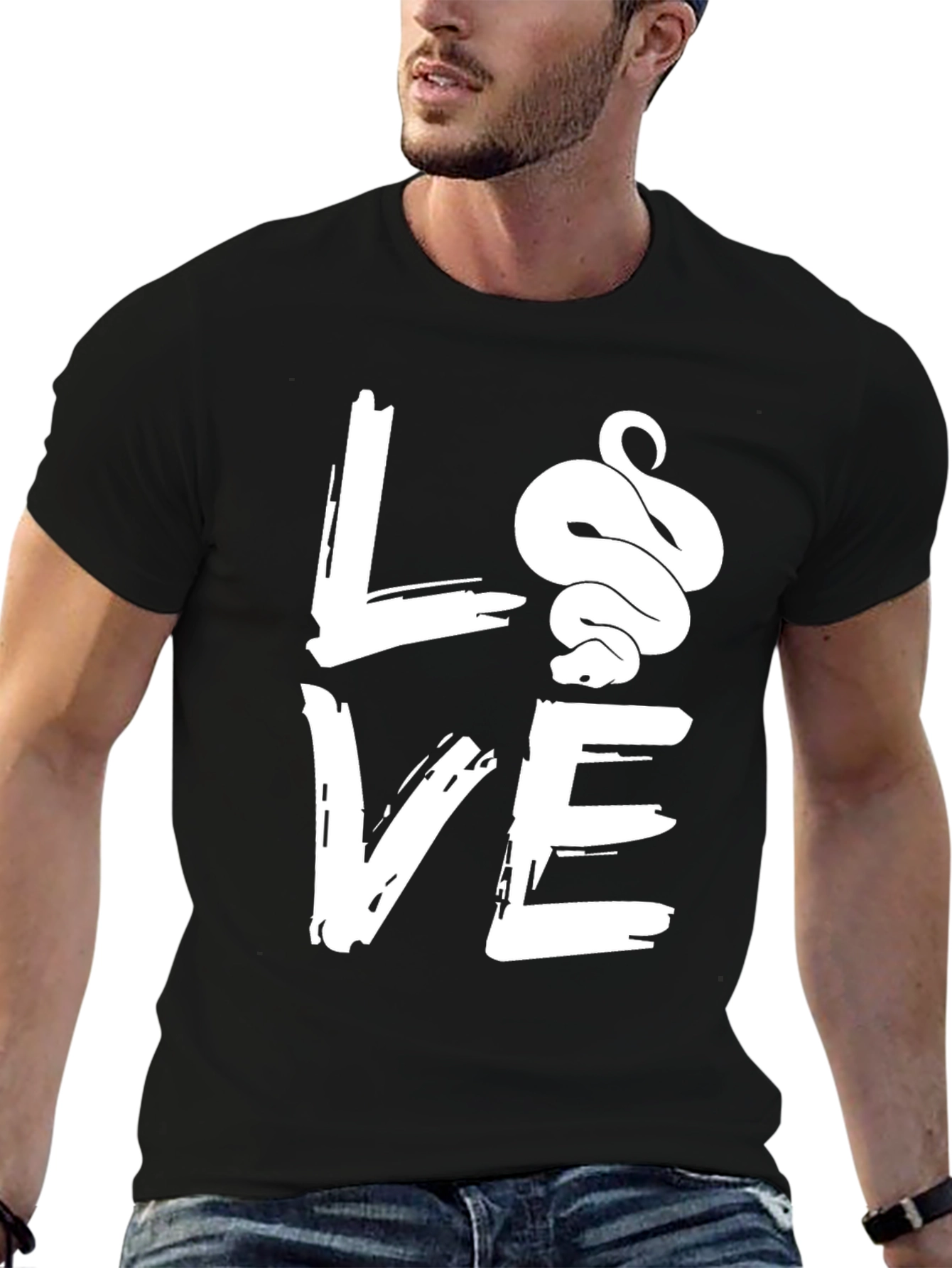 Black Snake Lover T-Shirt - Reptile Pet Owner Tee view 6