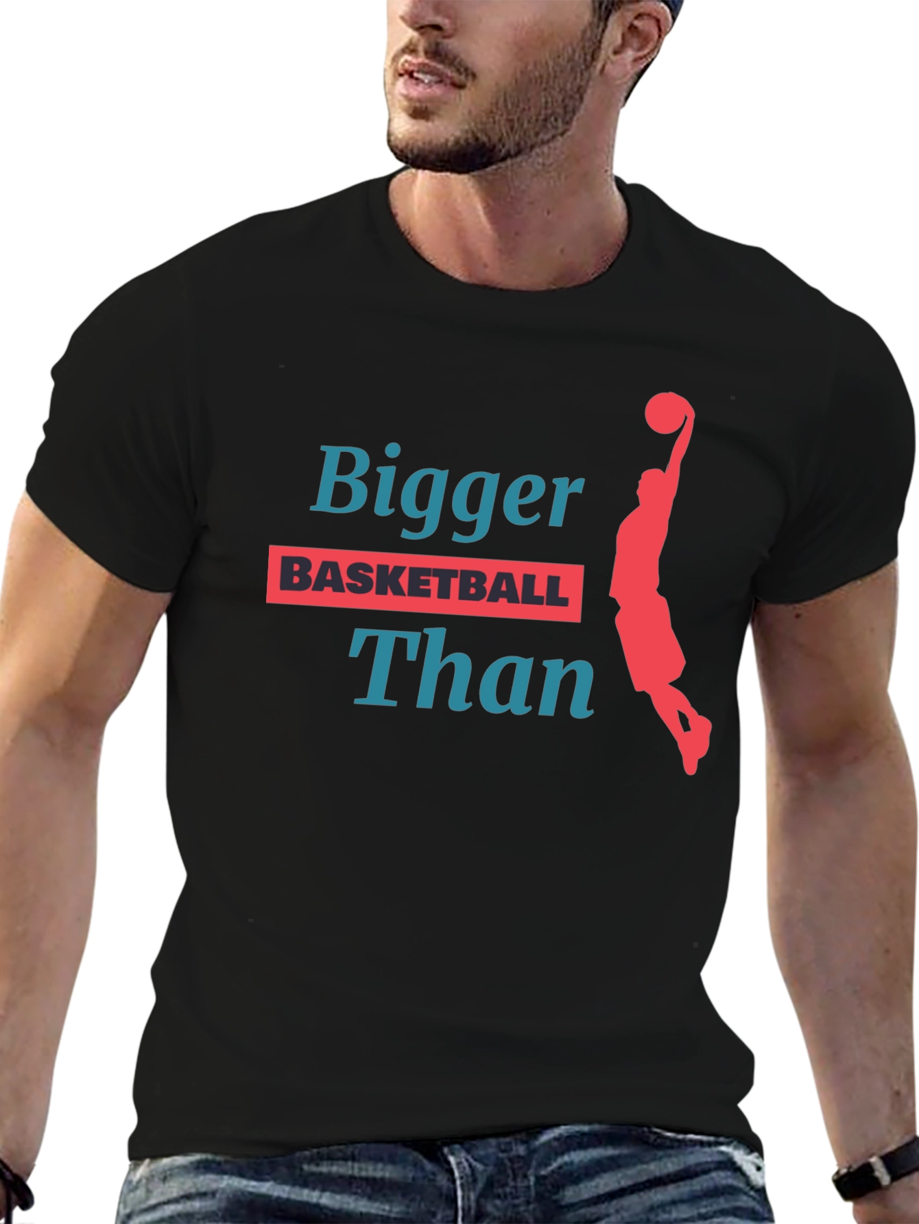 Bigger Than Basketball Graphic T-Shirt - 6