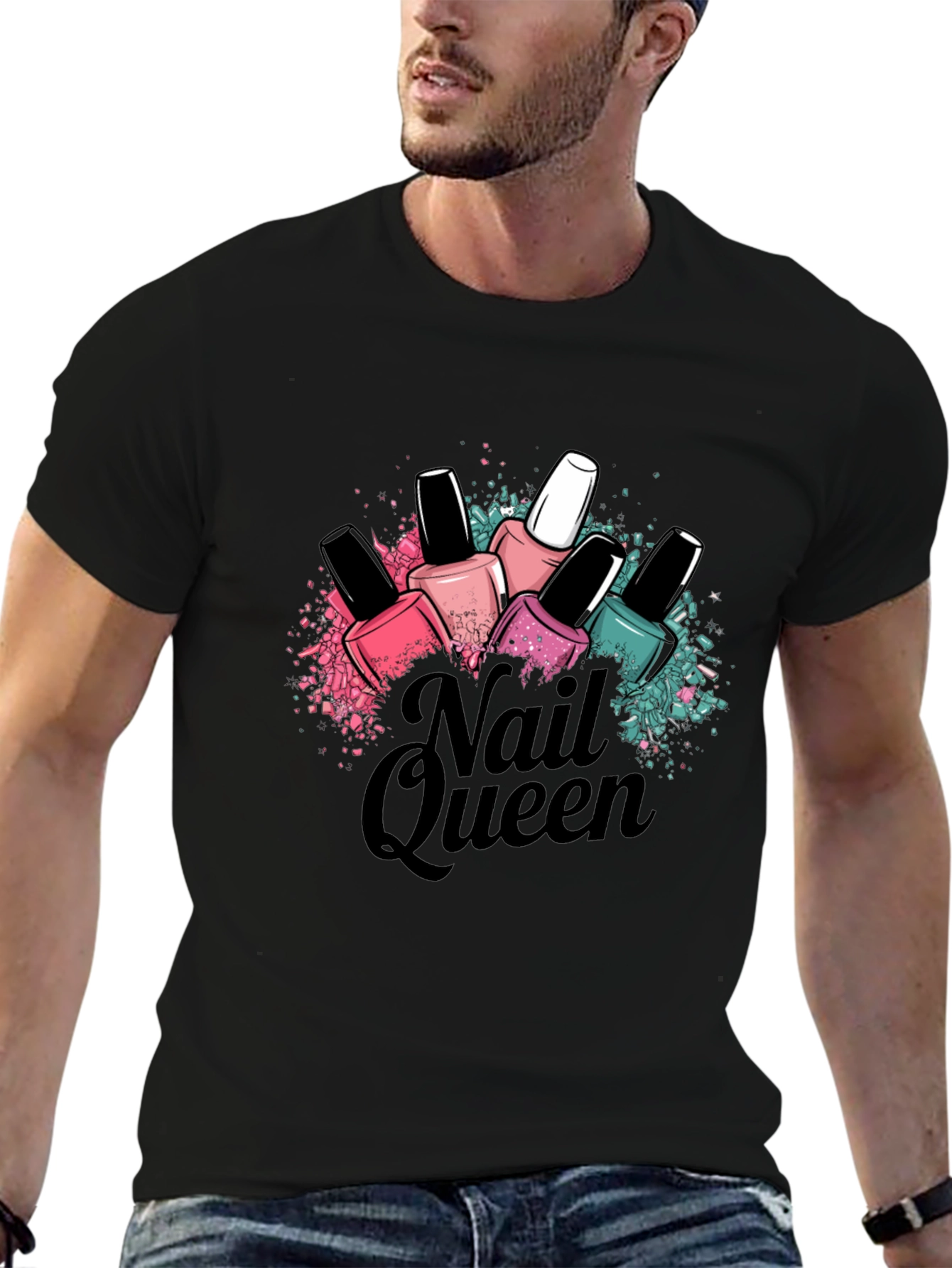 Nail Queen T-Shirt - Manicure Lover Fashion Tee - 6
