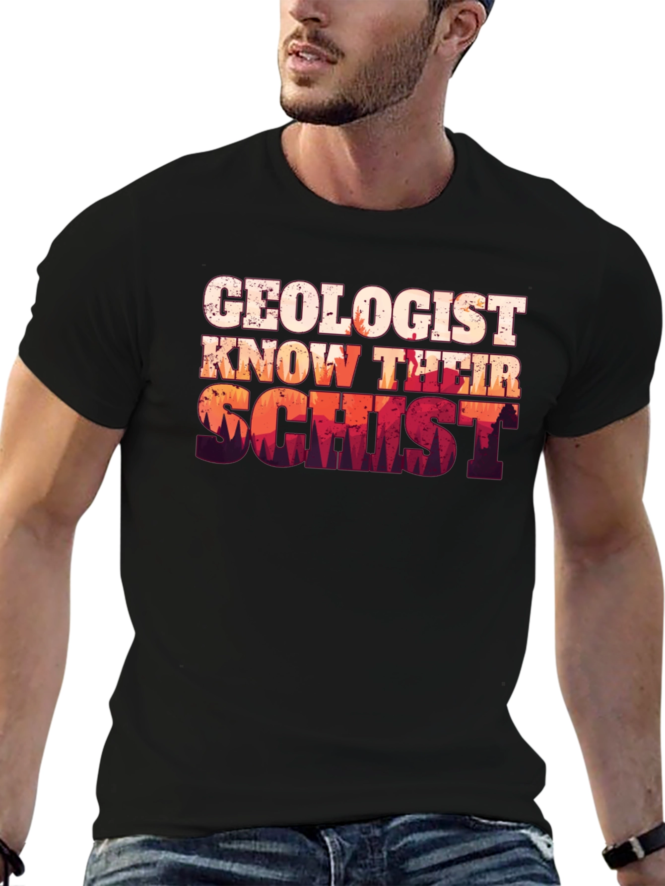 Black Geologist Know Their Schist T-Shirt view 6
