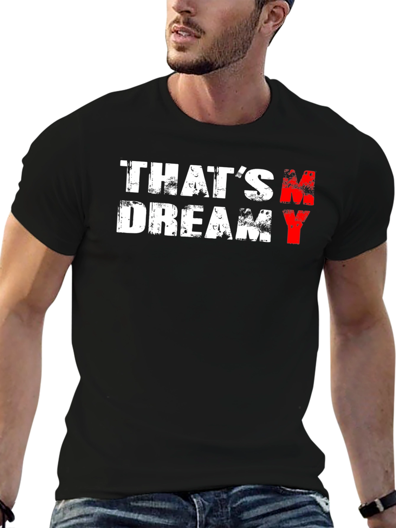 Black That's Dreamy Graphic T-Shirt view 6