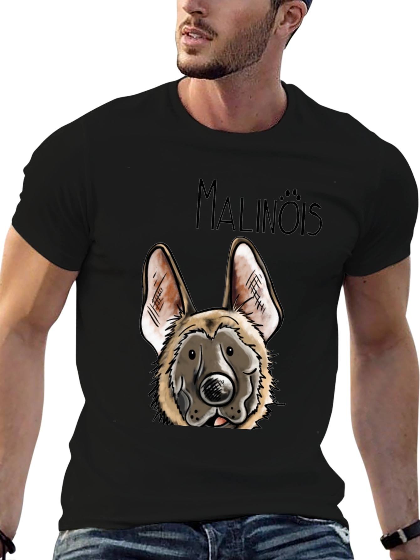 Malinois Dog Breed T-Shirt, Belgian Shepherd Tee - 6