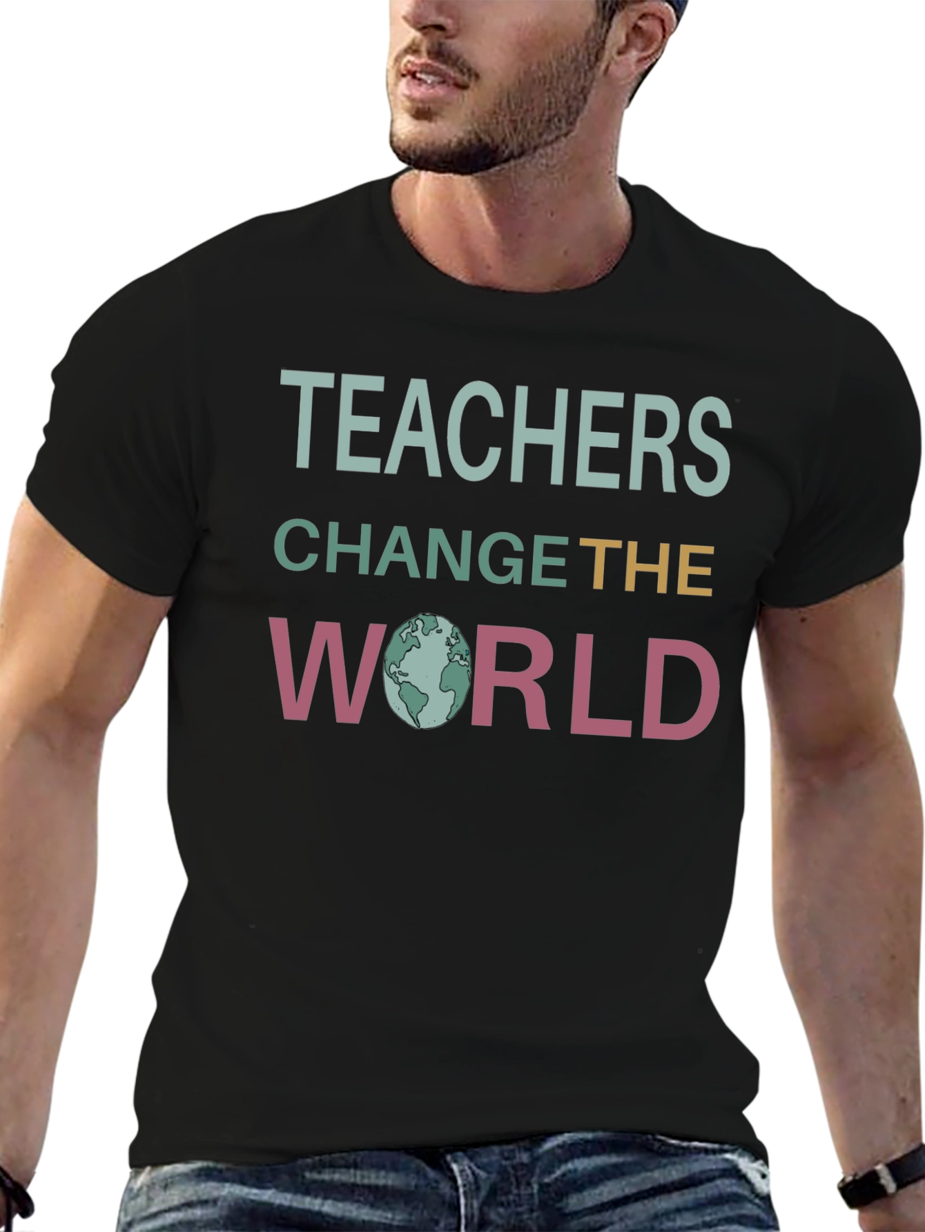 Black Teachers Change The World T-Shirt view 6