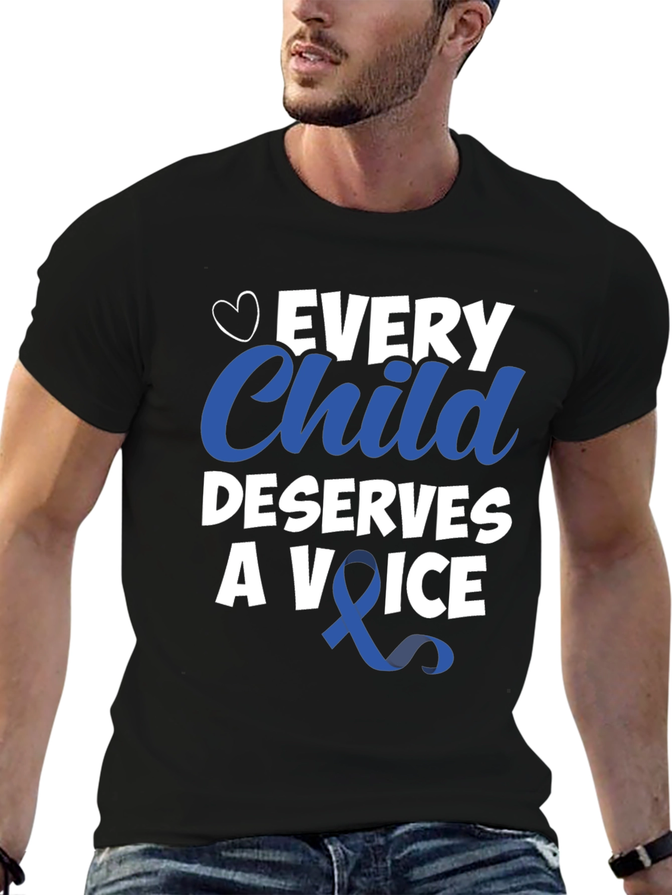 Black Every Child Deserves a Voice T-Shirt view 6