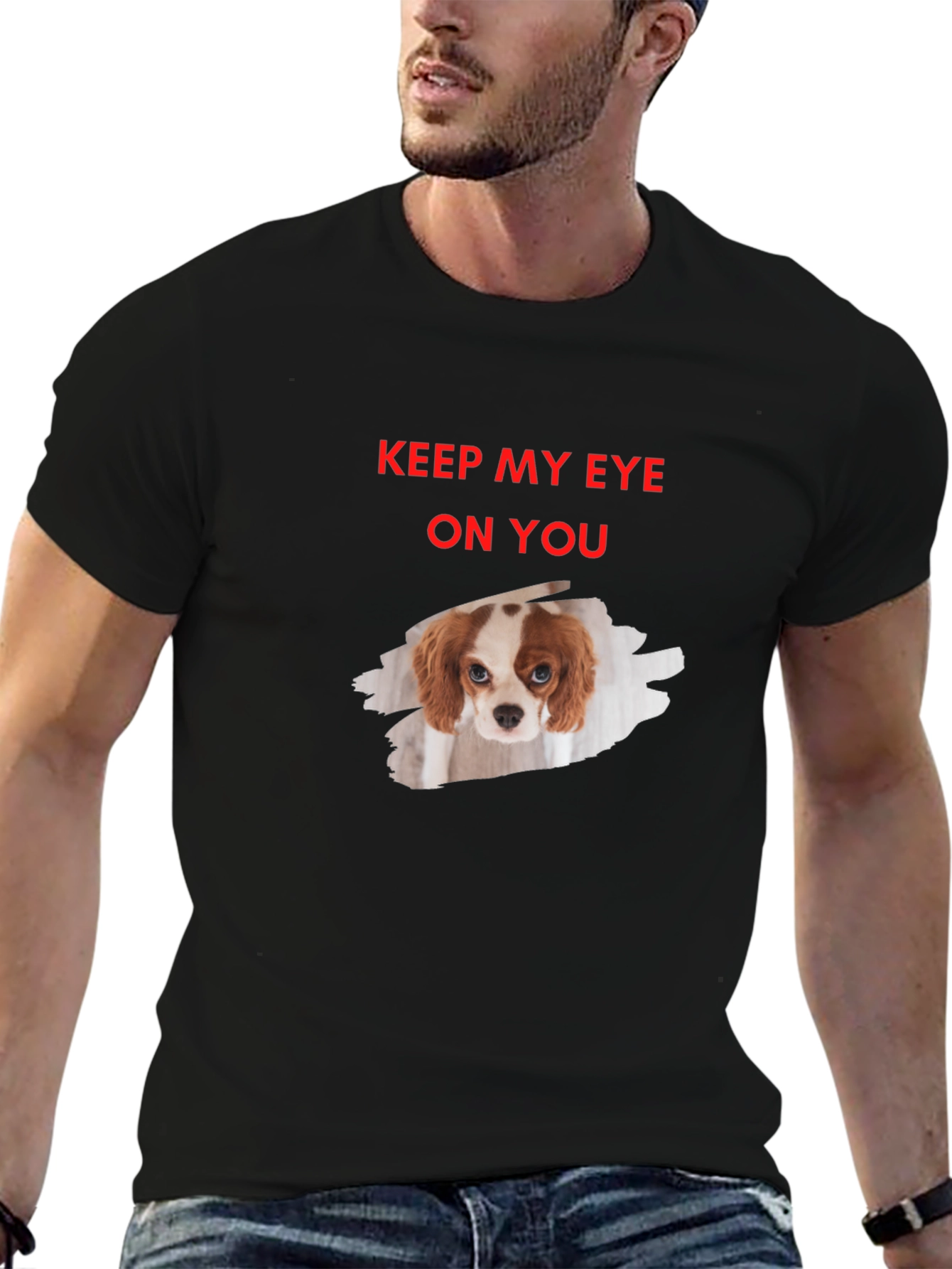 Black Eye On You Dog Graphic T-Shirt view 6