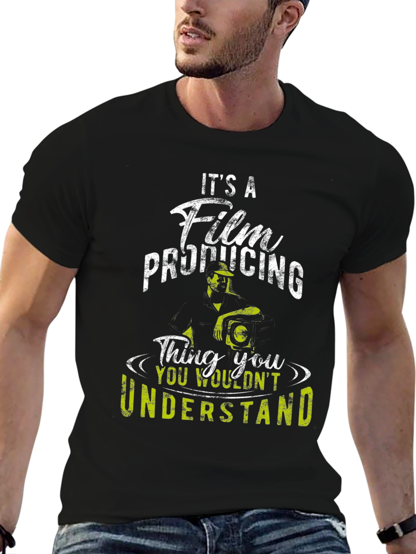 Black Film Producing T-Shirt - You Wouldn't Understand view 6