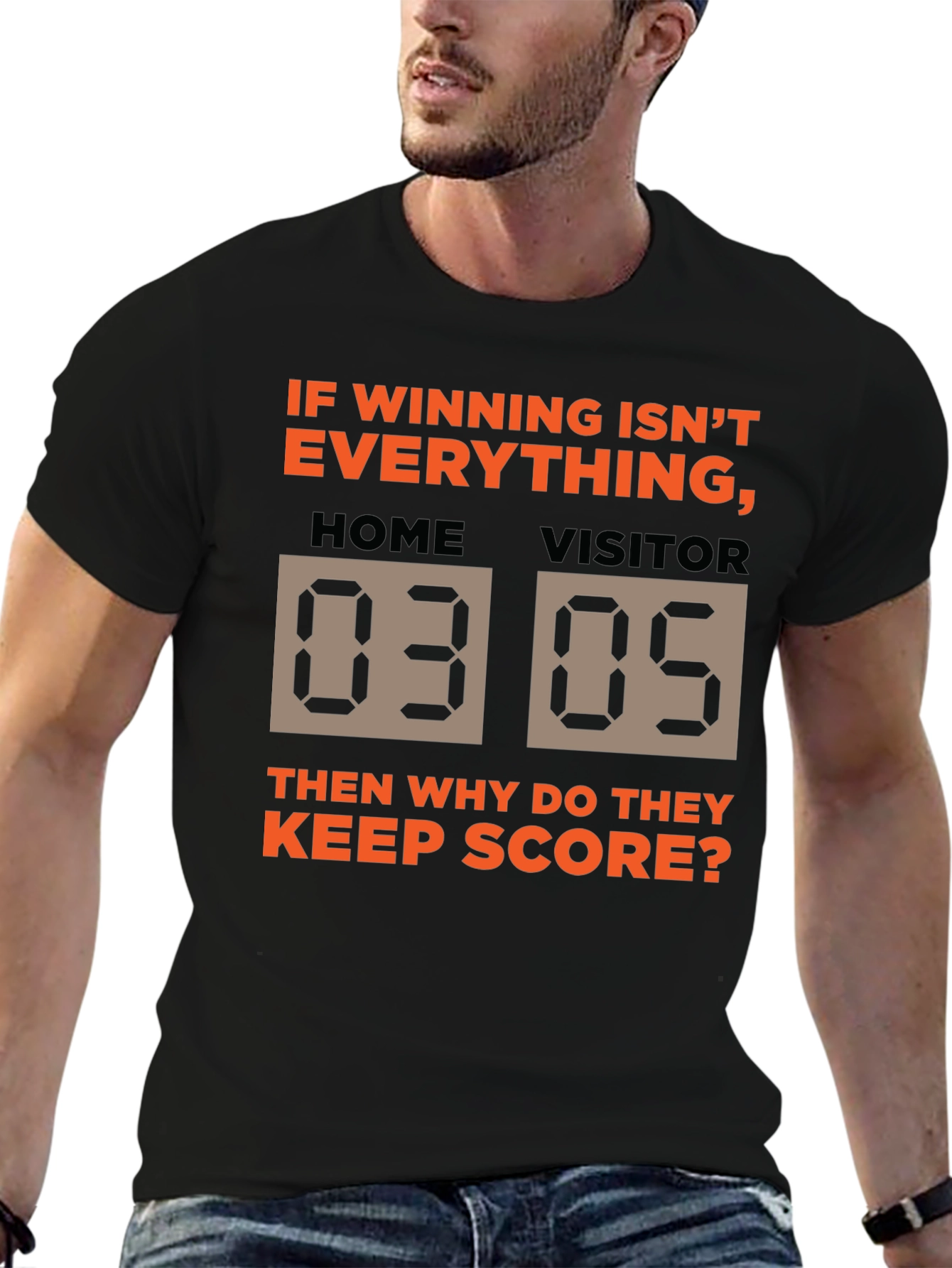Black Winning Isn't Everything T-Shirt view 6
