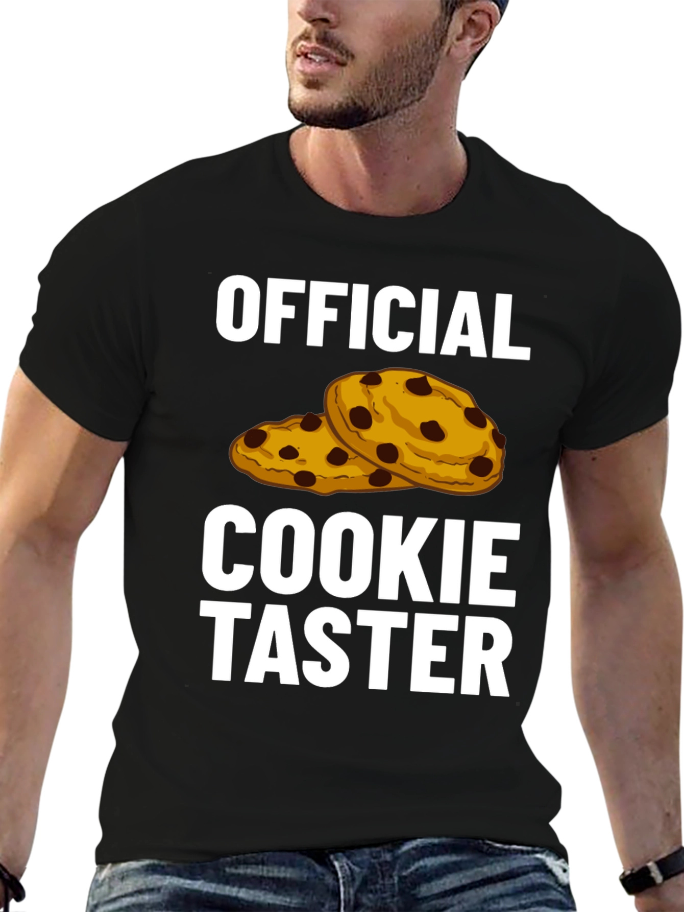 Black Official Cookie Taster Graphic Tee view 6