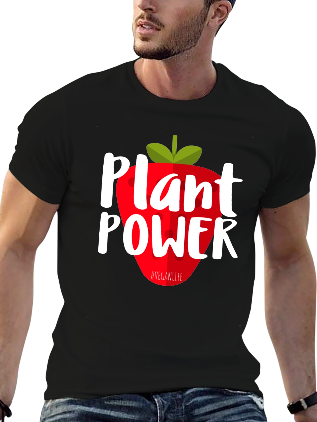 Plant Power Vegan T-Shirt - Eco Friendly! - 6