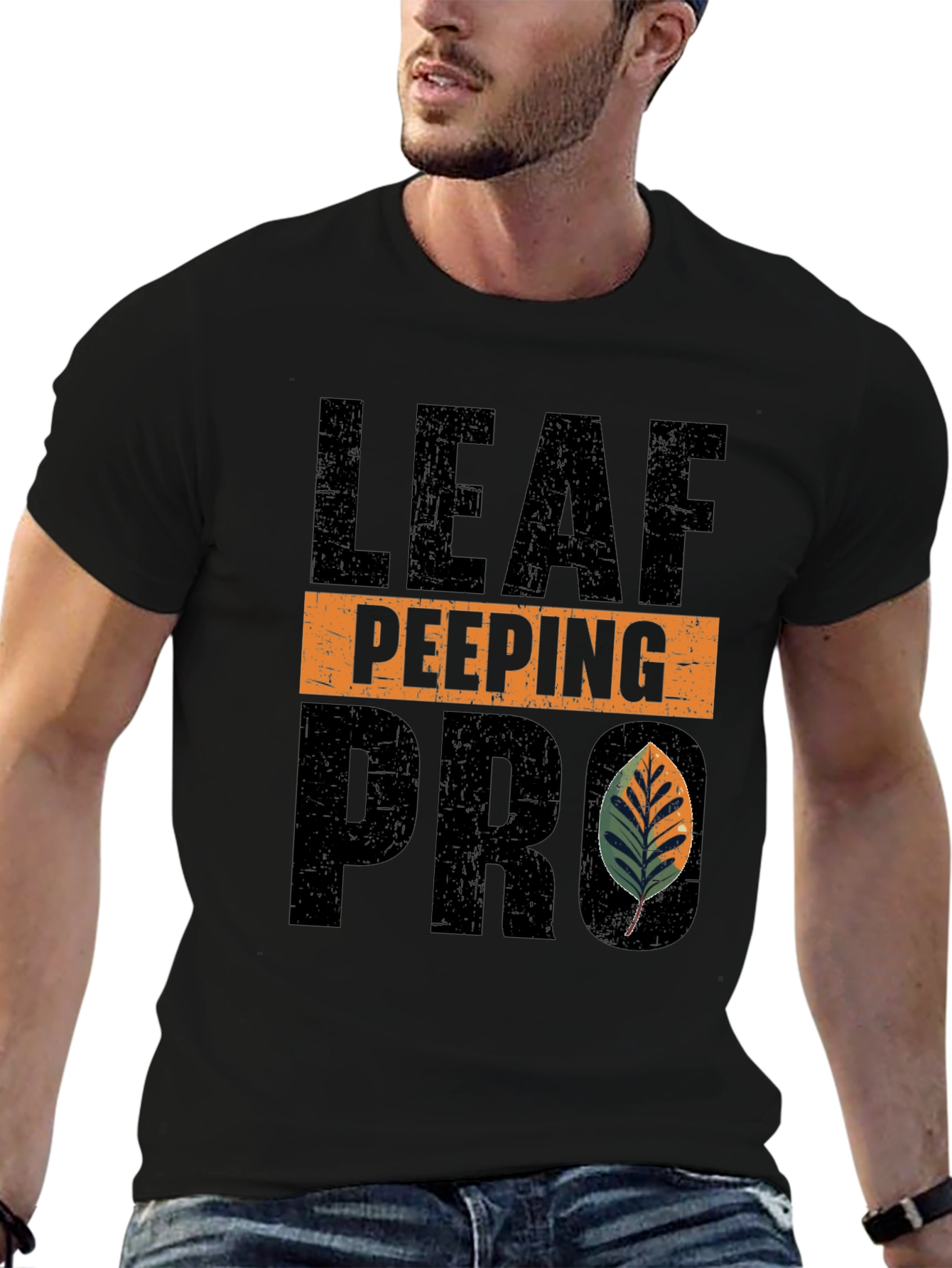 Leaf Peeping Pro T-Shirt, Fall Apparel - 6