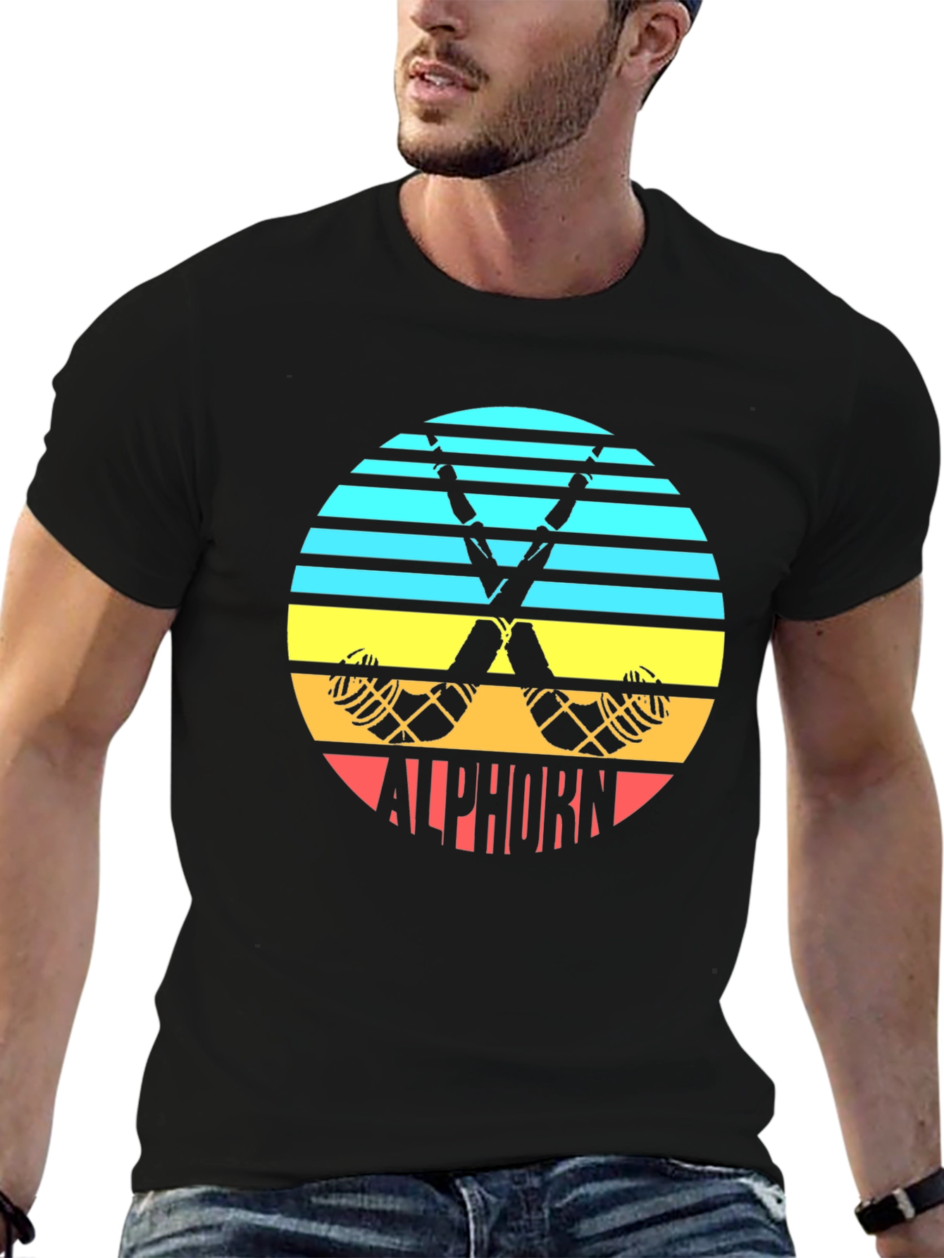 Retro Alphorn Tee - 6