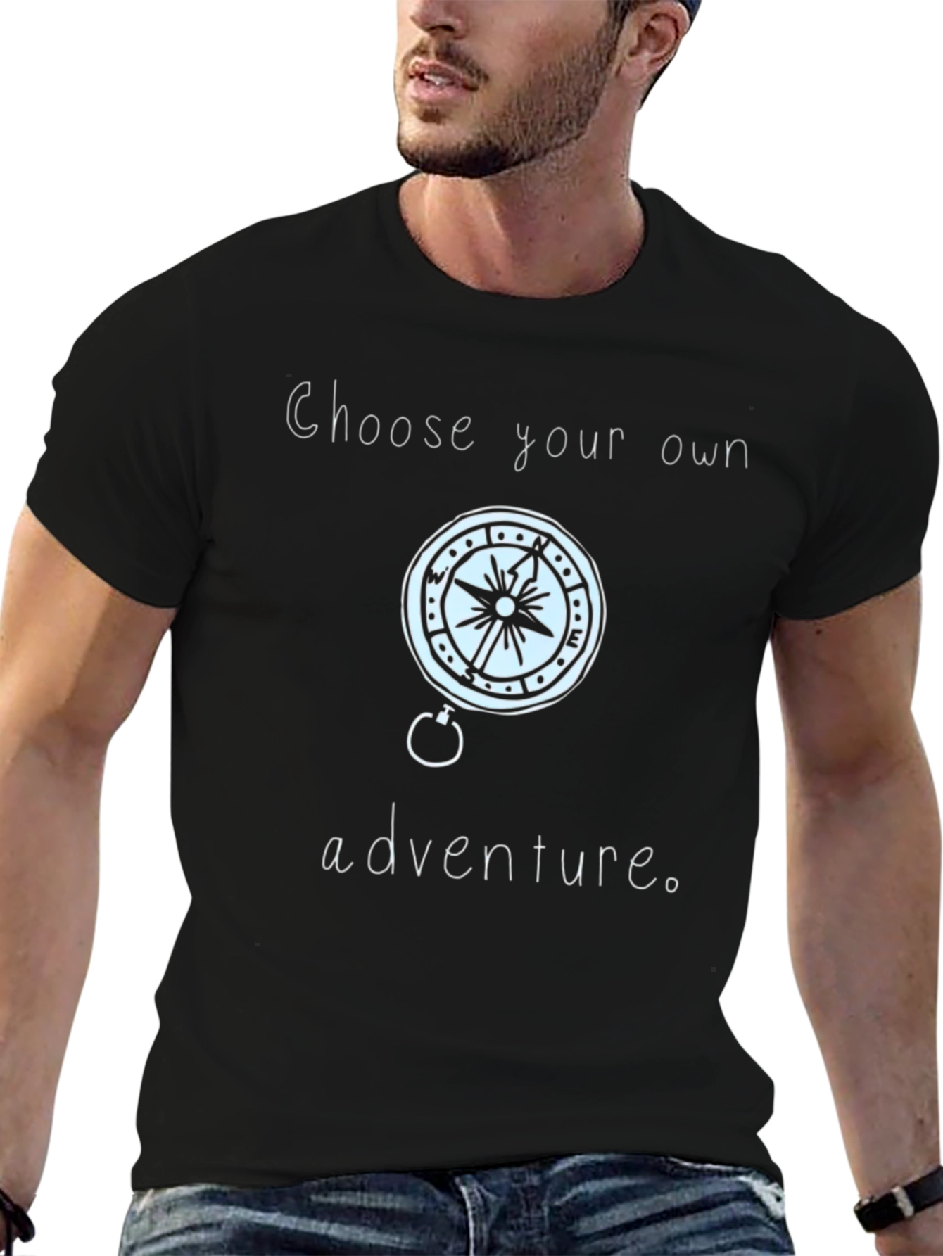 Black Choose Your Own Adventure Graphic Tee view 6